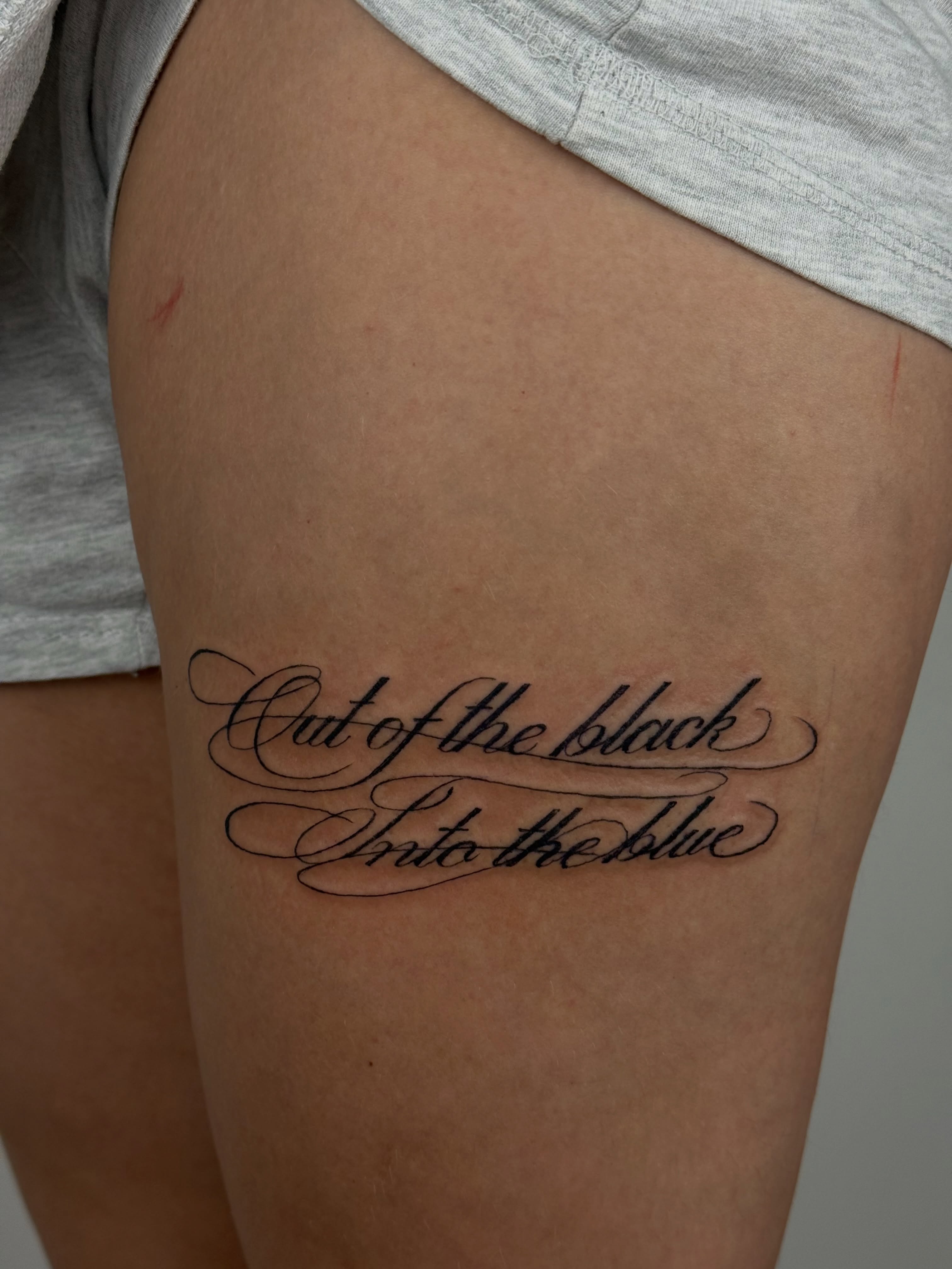 Tattoo by @greenwood.tattoo — lettering_script