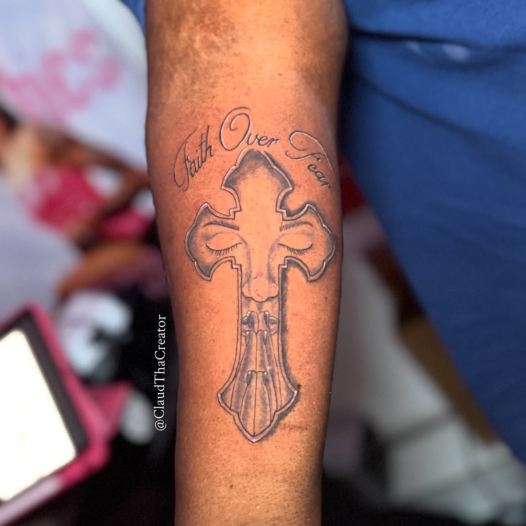 Tattoo by @claudthacreator — black_and_grey