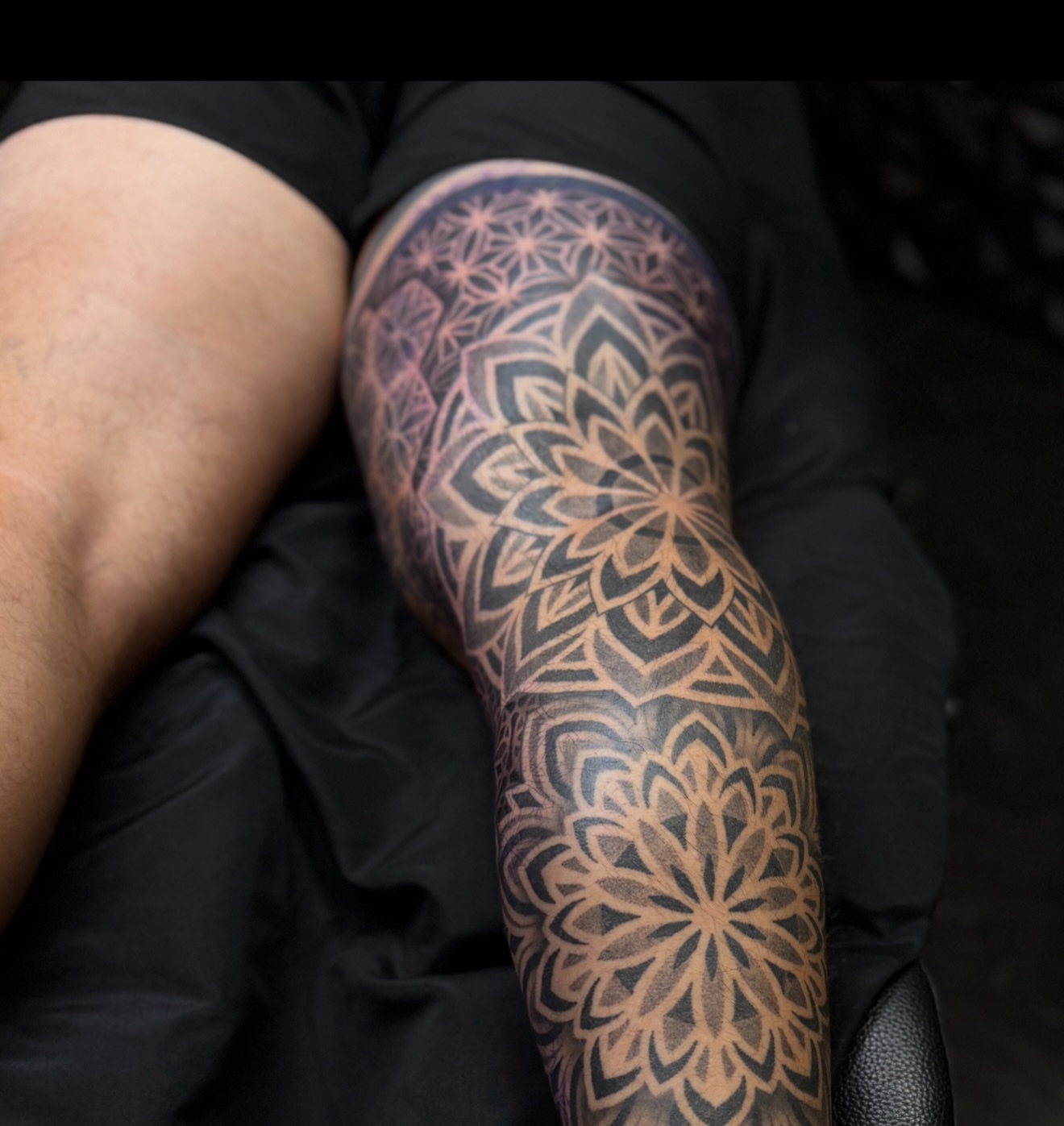 Tattoo by @rikkybobbytattoo — geometric