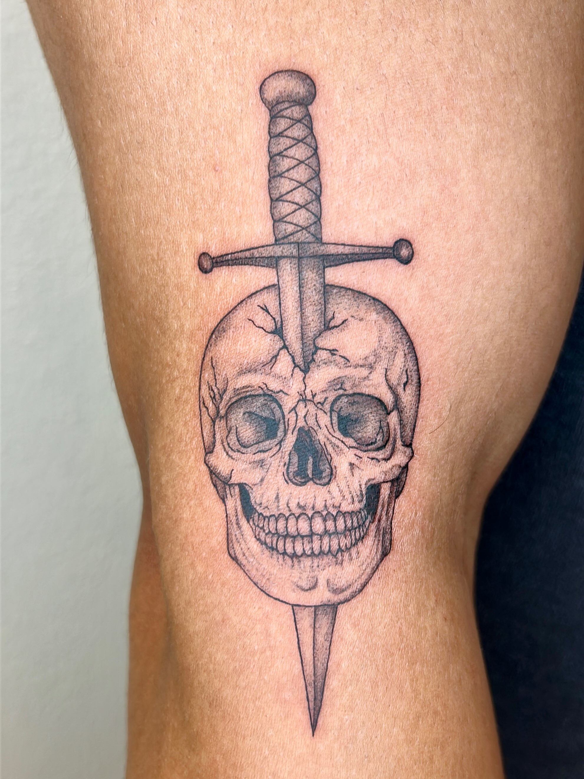 Tattoo by @tsuinami.tattoos — black_and_grey, realism