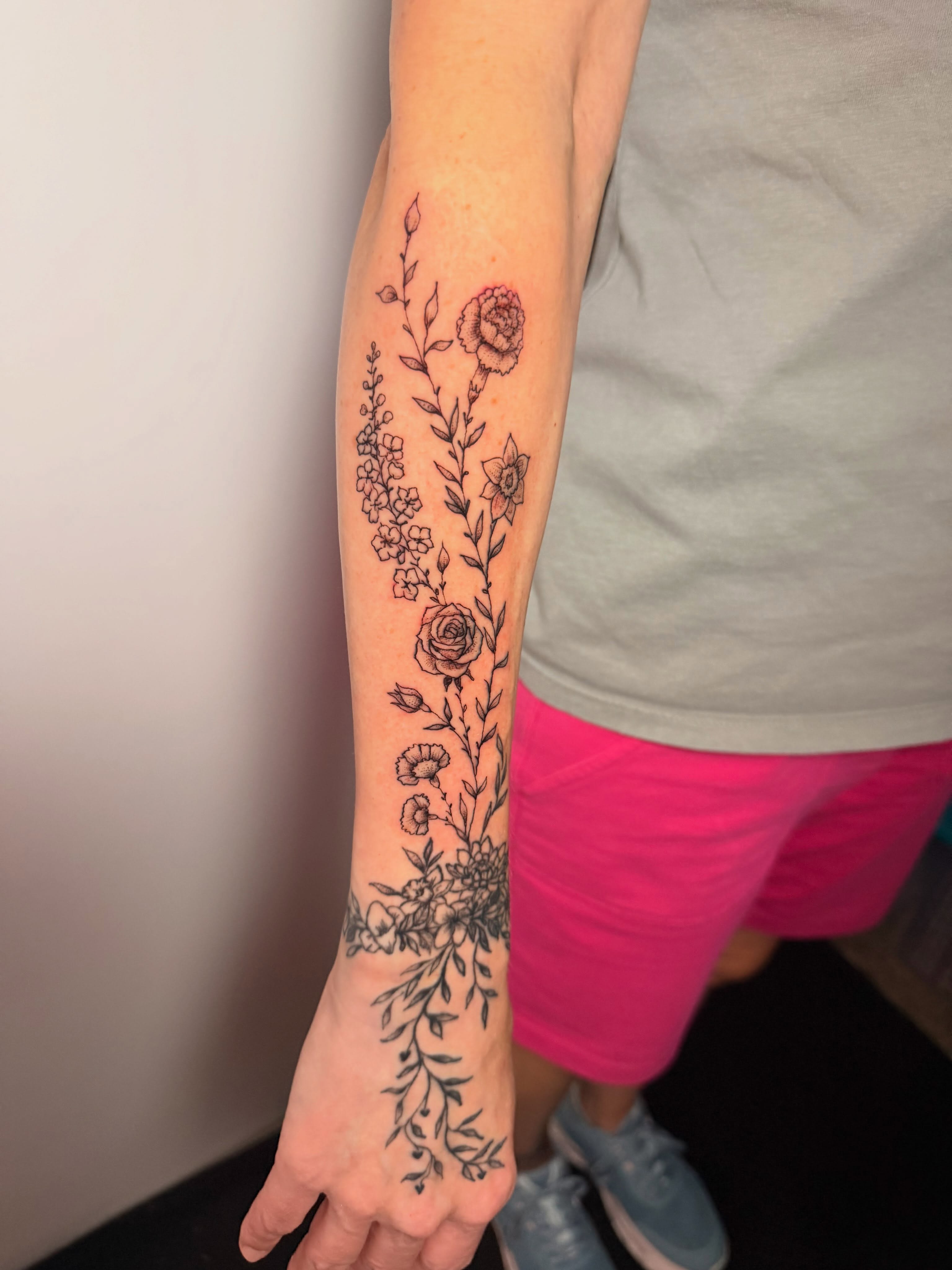 Tattoo by @gabby13tattoos — black_and_grey