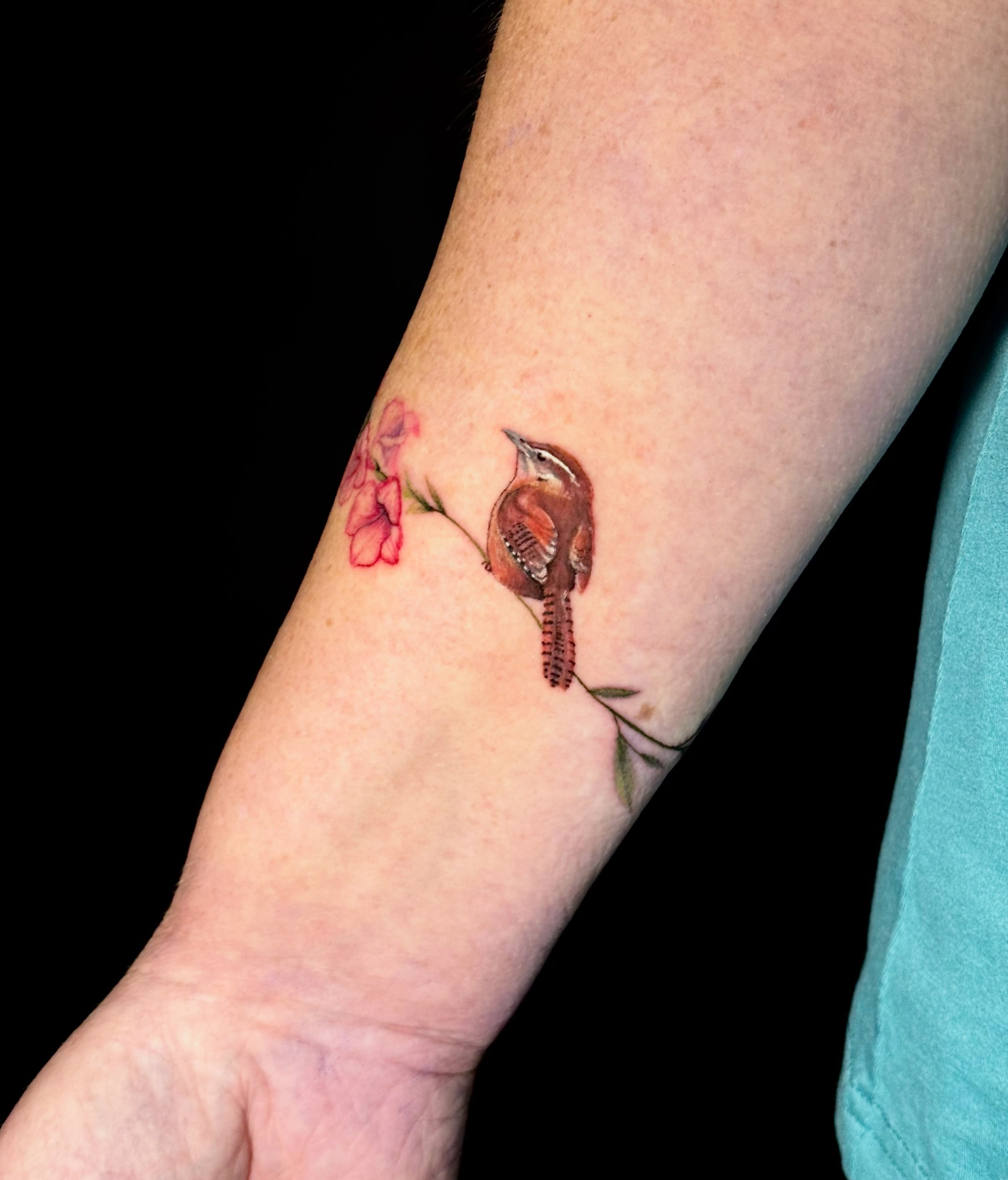 Tattoo by @songsparrowink — realism
