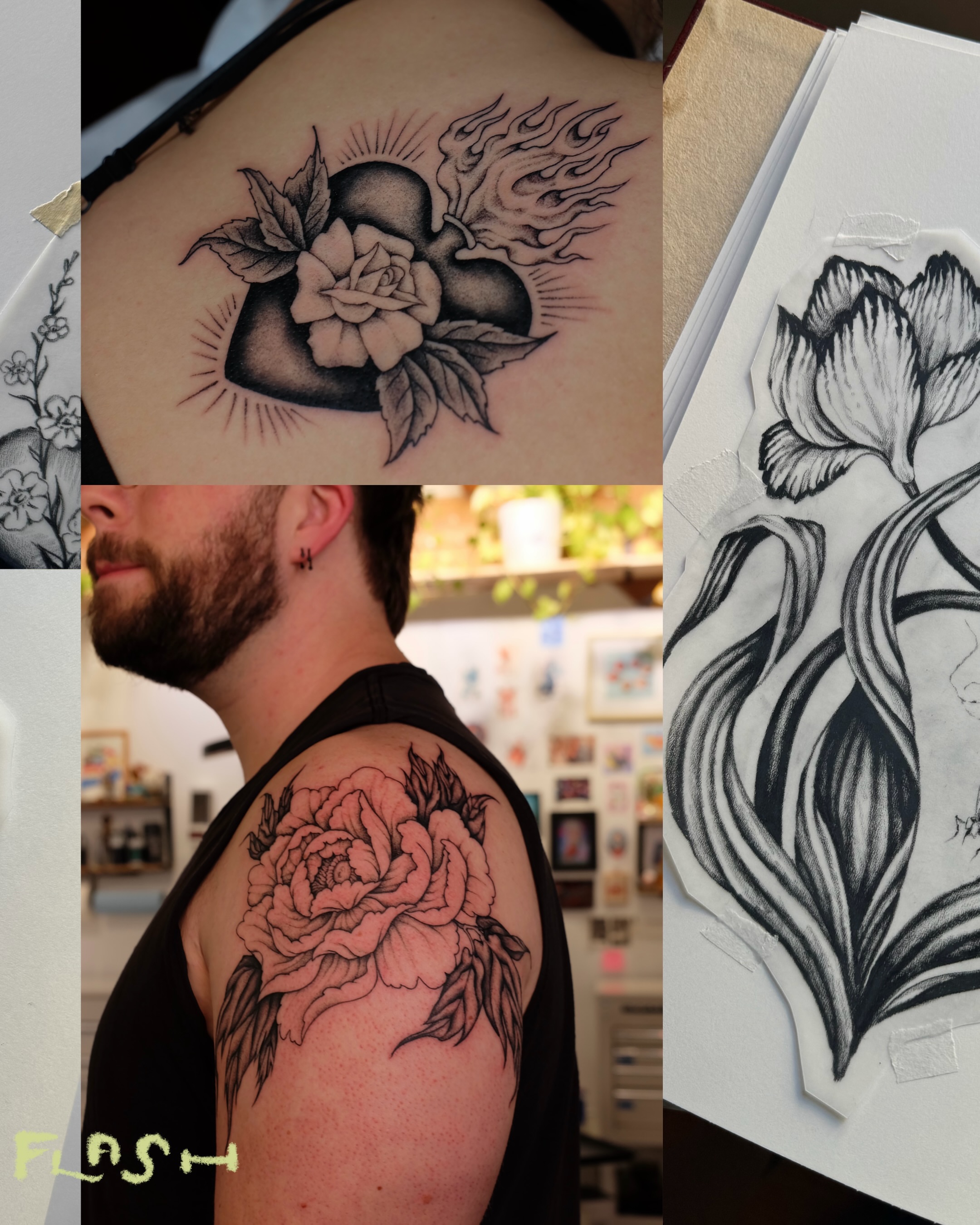 Tattoo by @sailorsisilia β black_and_grey
