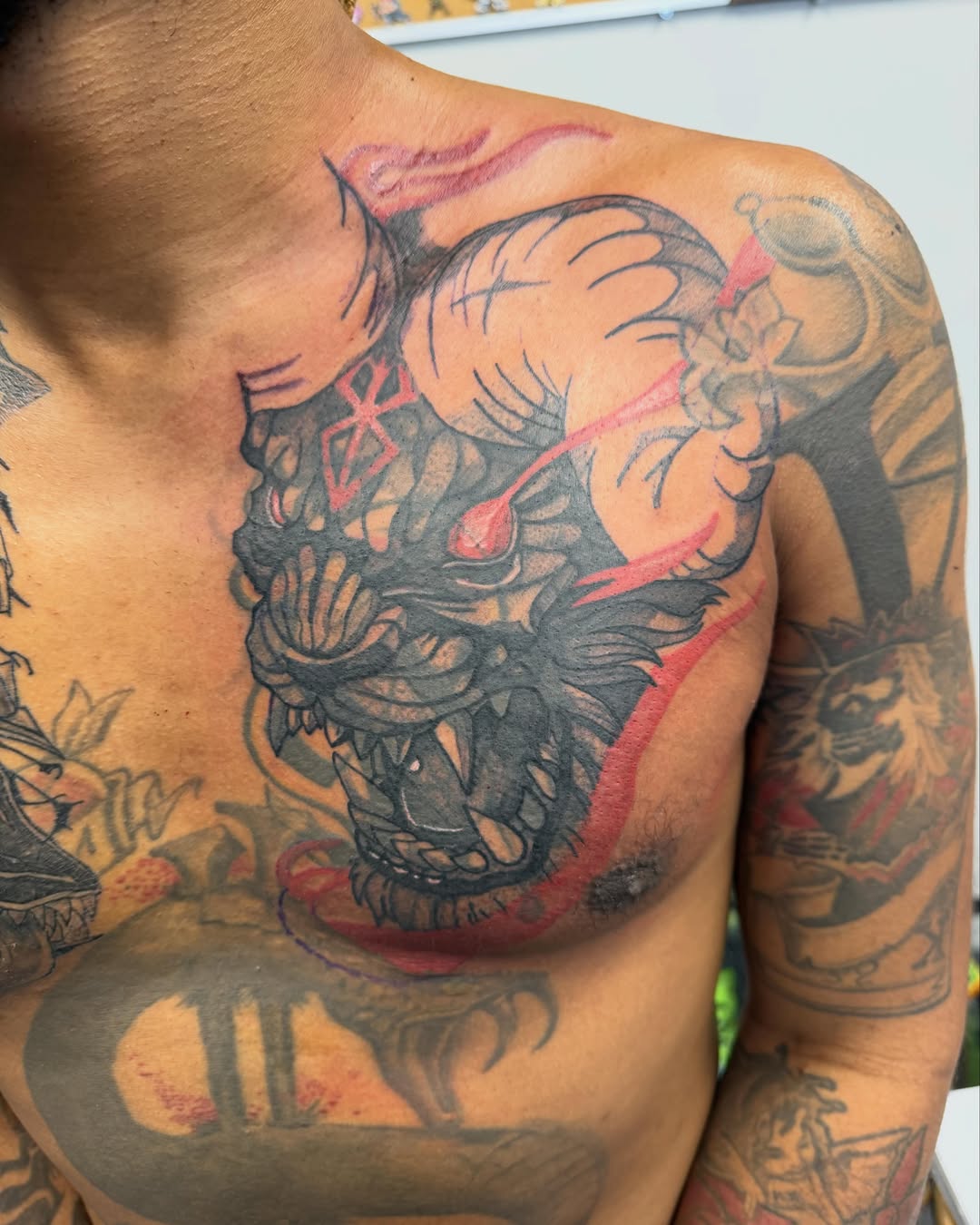 Tattoo by @inkatsuki_tattoos — american_traditional, dark_realism