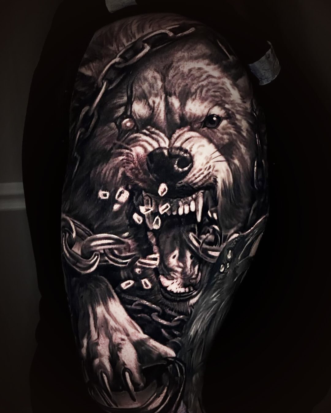 Tattoo by @adamlinktattooer β realism, dark_realism