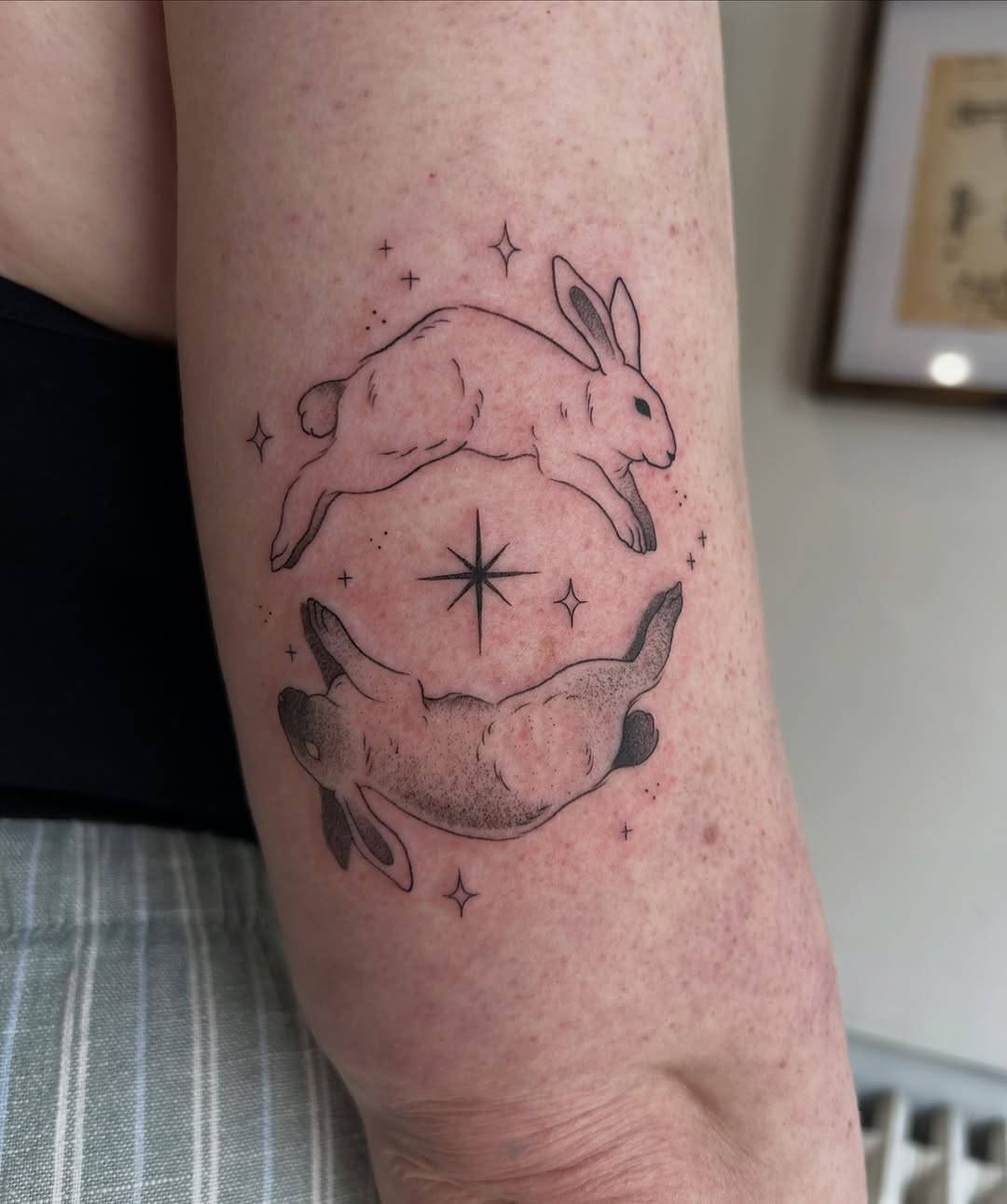Tattoo by @emsky_ink — fine_line, dotwork
