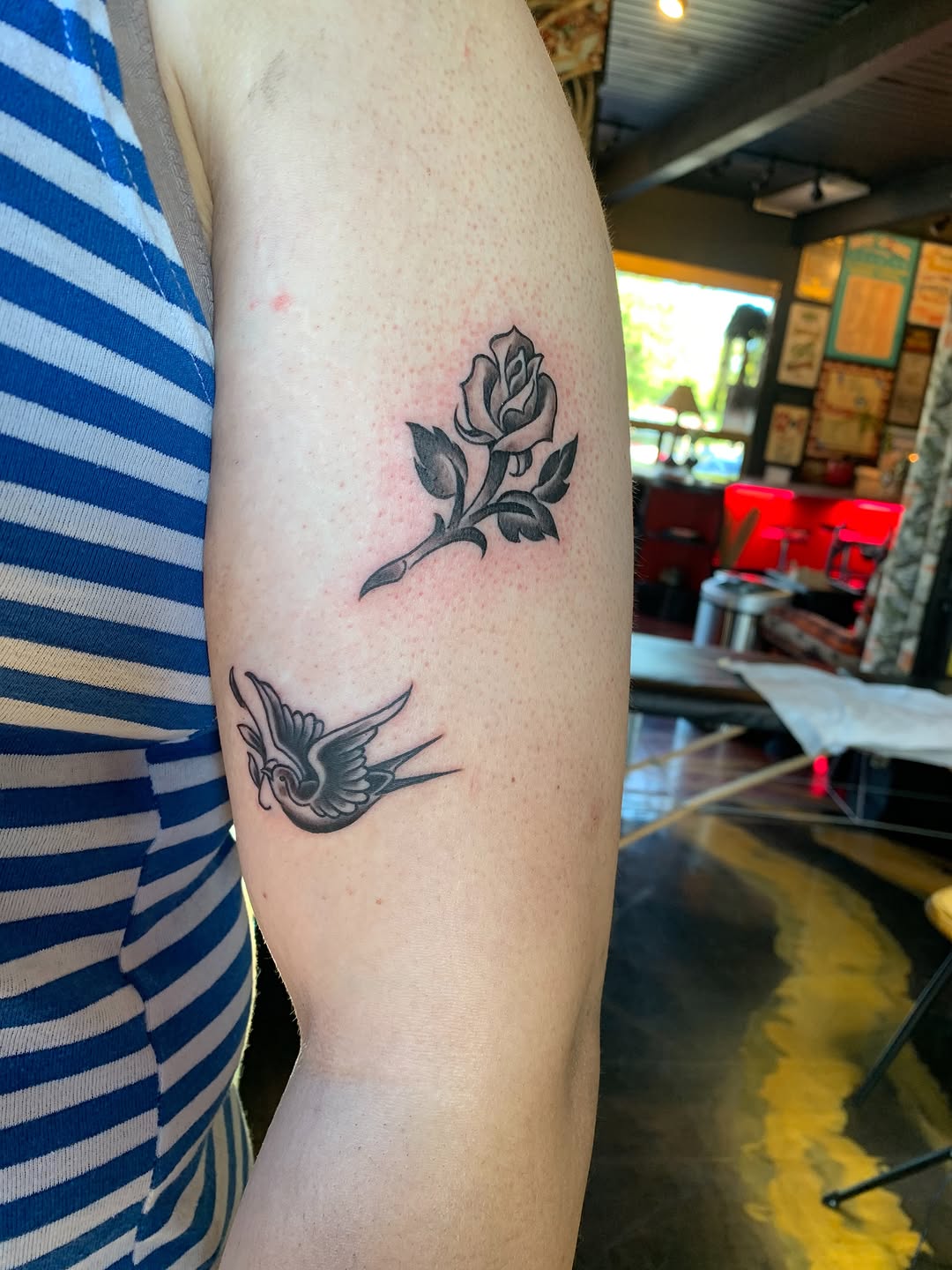 Tattoo by @beehemothtattoo โ american_traditional, black_and_grey
