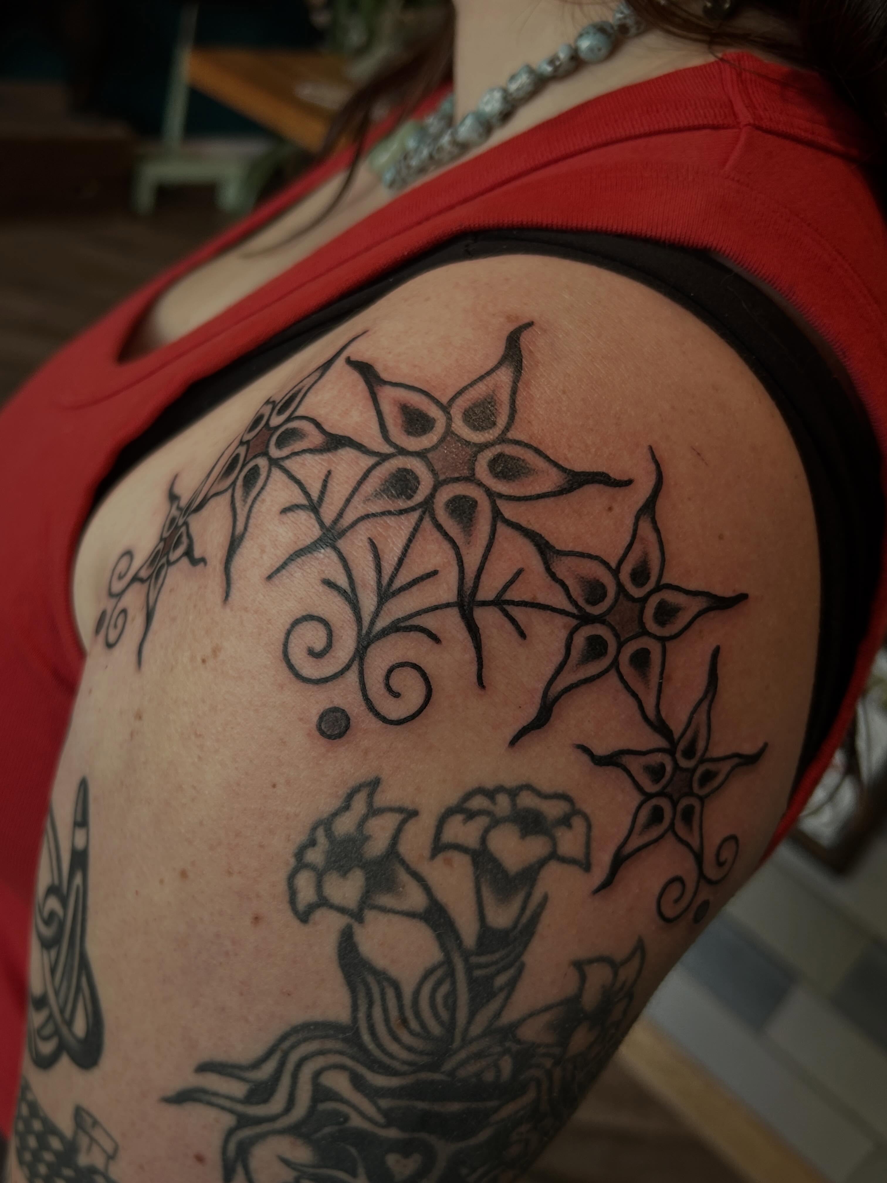 Tattoo by @morganmtattoo — black_and_grey