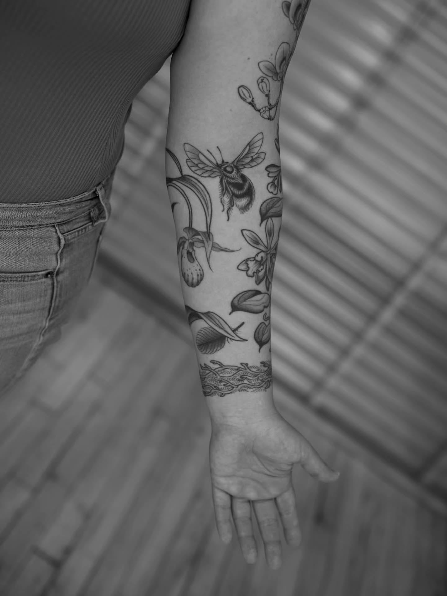 Tattoo by @bramadey — black_and_grey