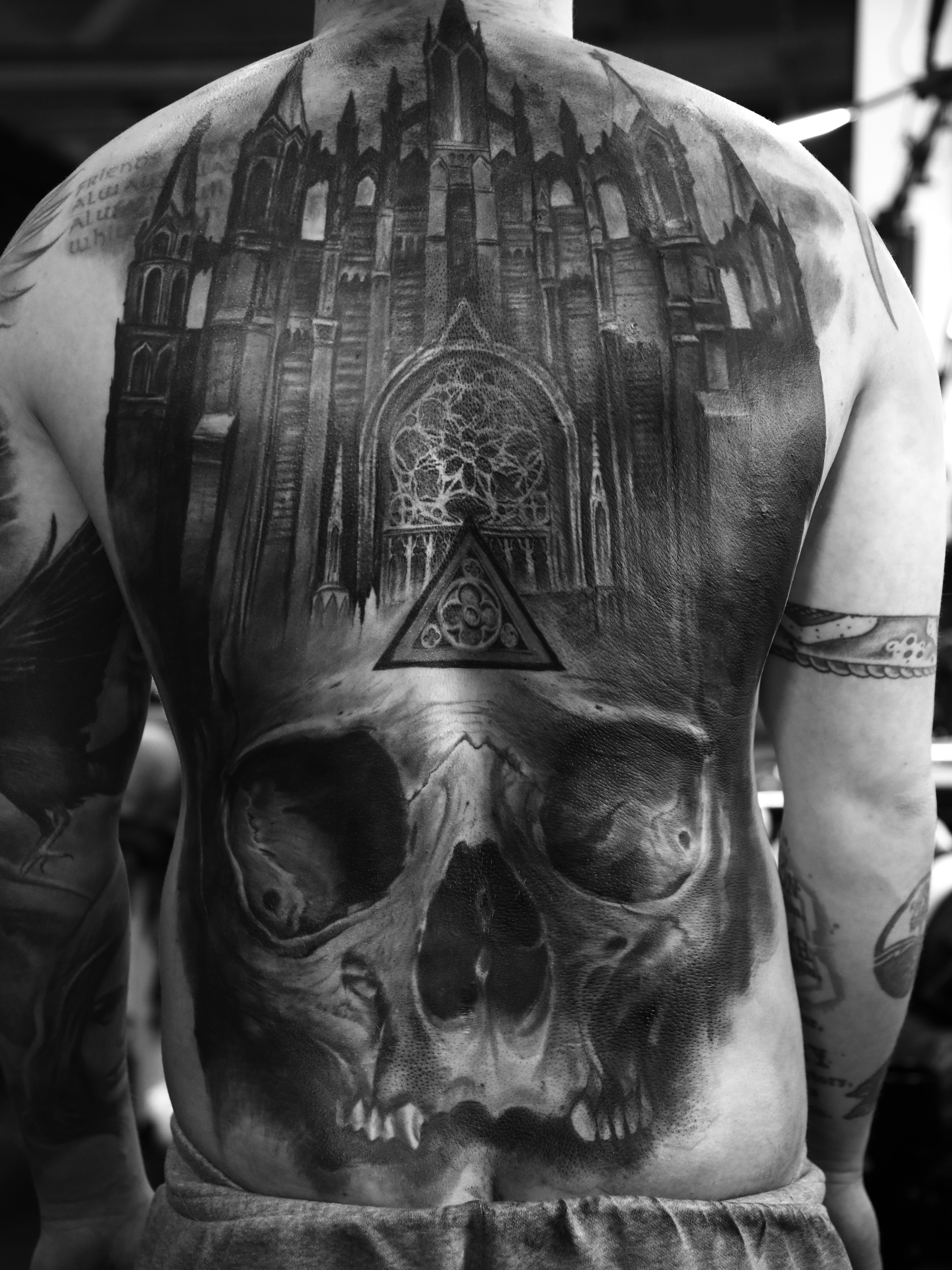 Tattoo by @dustinburtart — black_and_grey, realism