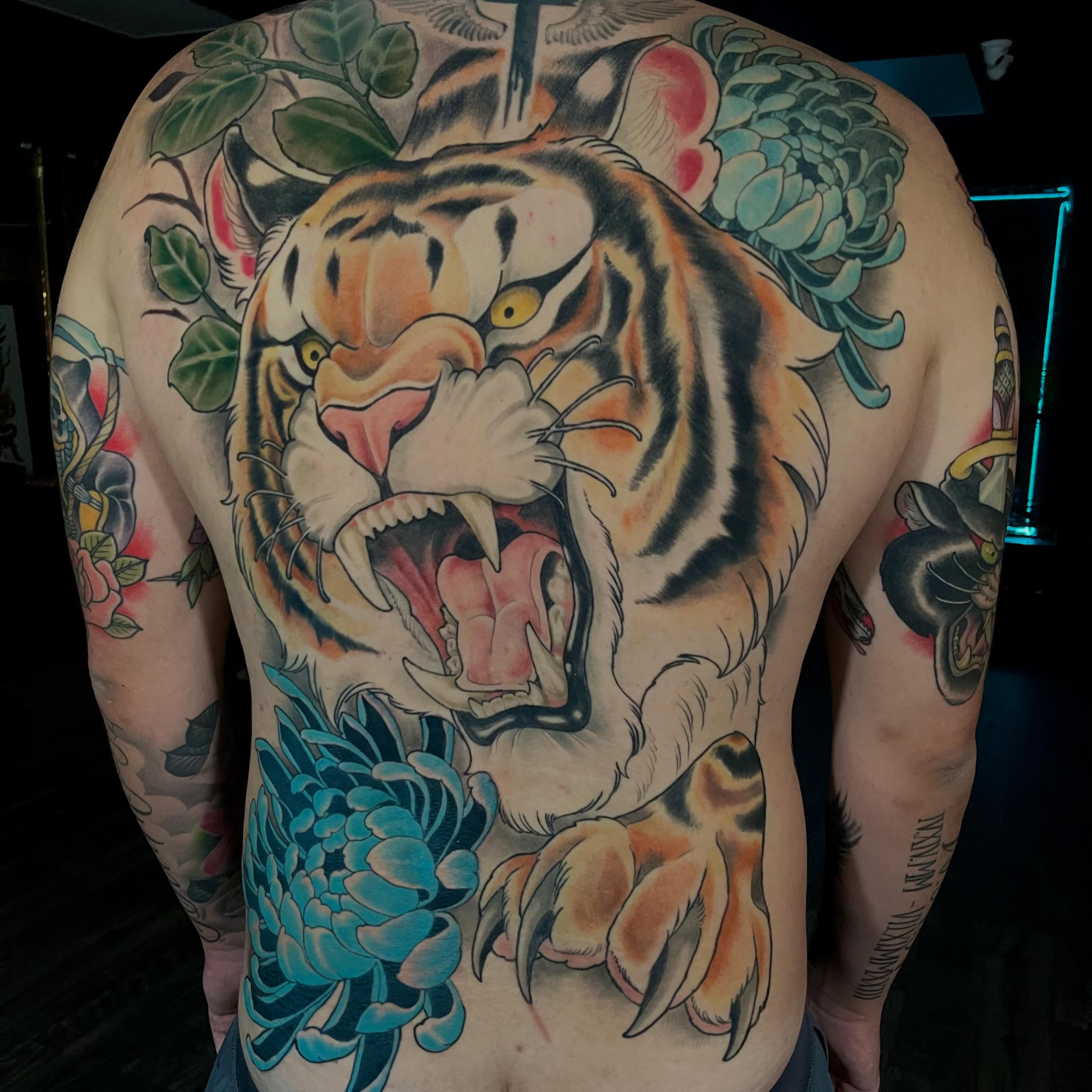 Tattoo by @dazzlefritz β japanese_irezumi