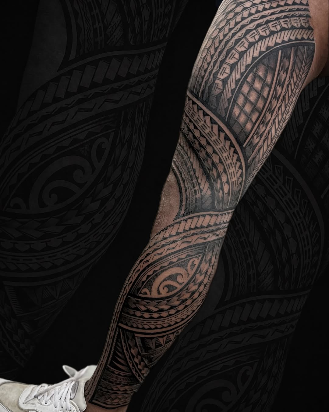 Tattoo by @julianotattoo — tribal, blackwork