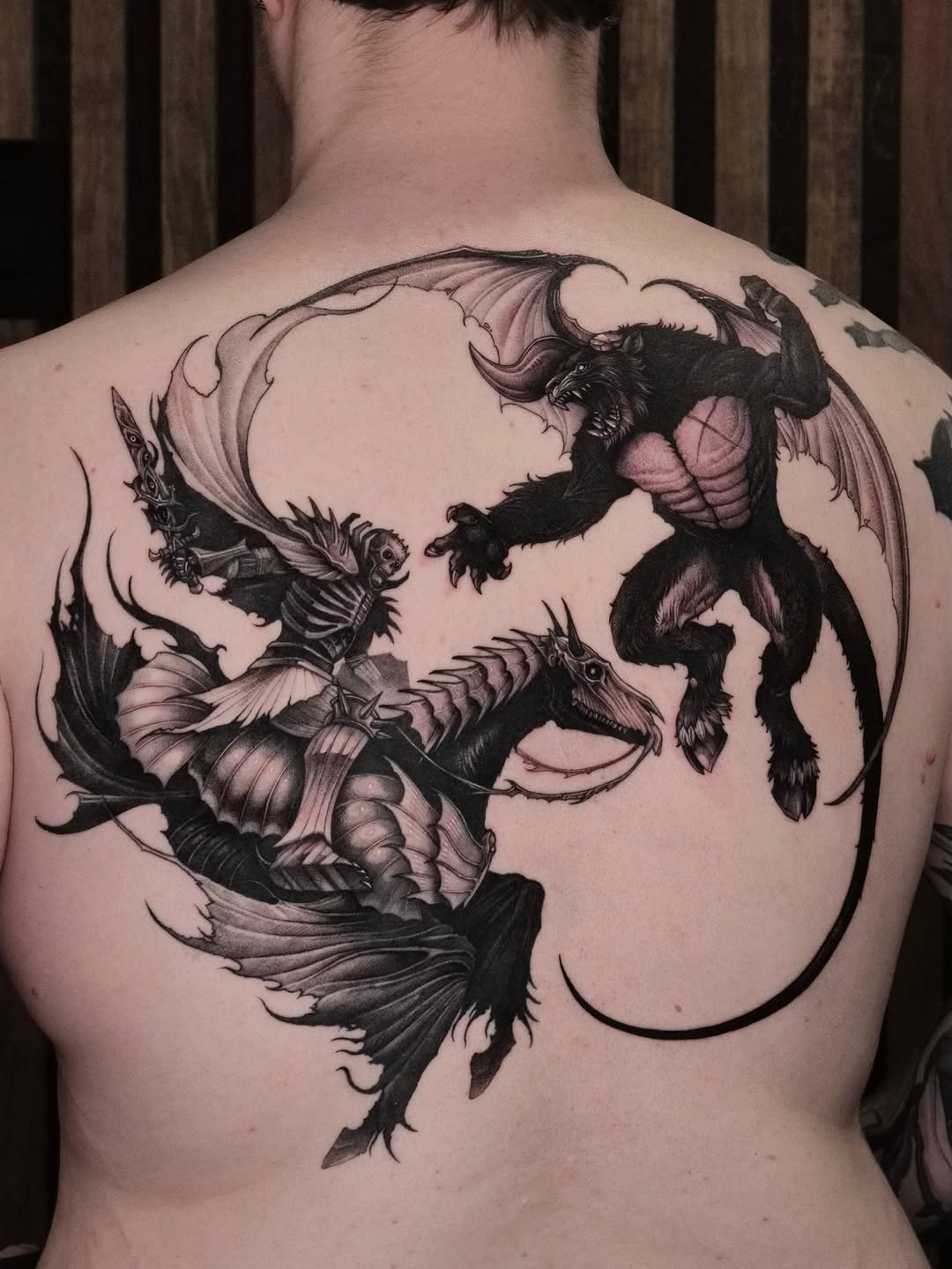 Tattoo by @47volt — dark_realism, black_and_grey