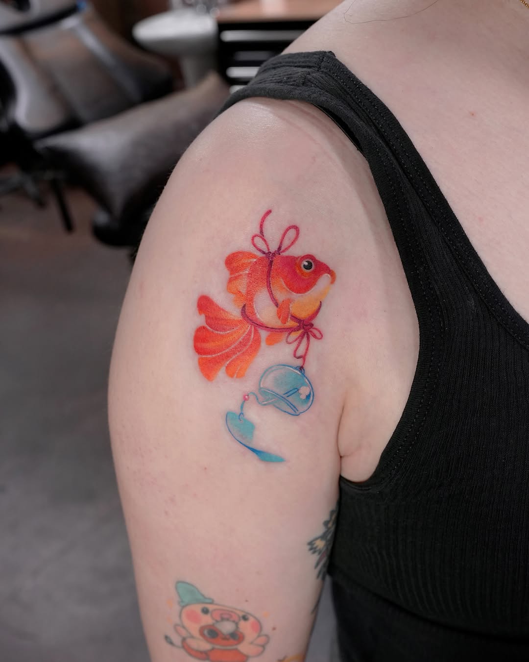 Tattoo by @live_tattooer — watercolor