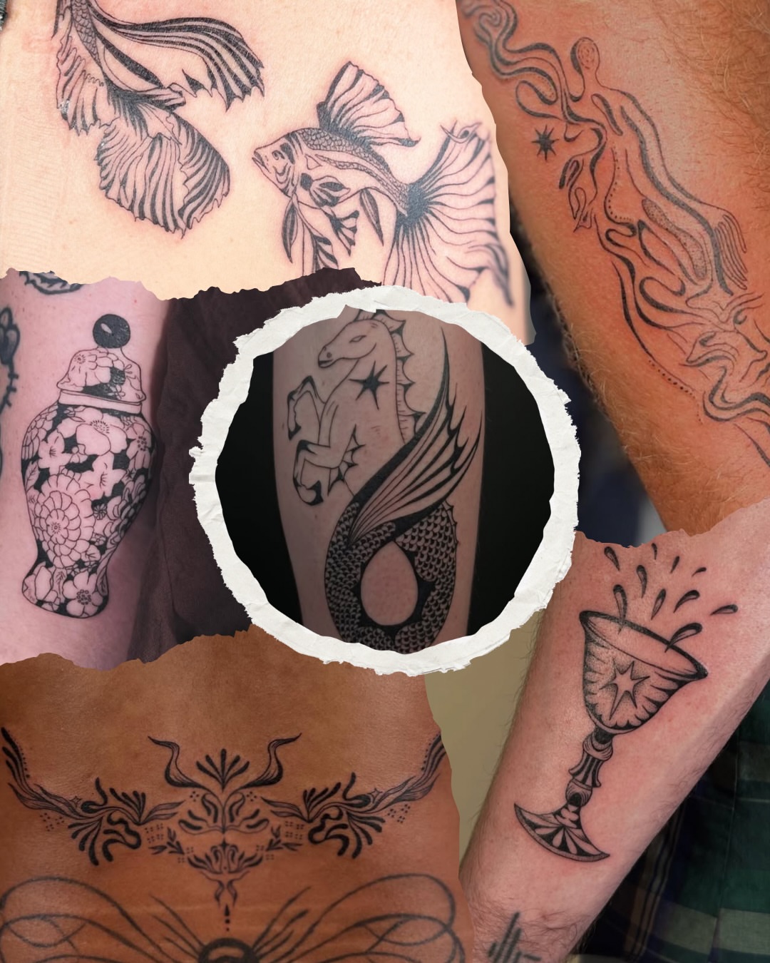 Tattoo by @aldentetattoo — black_and_grey