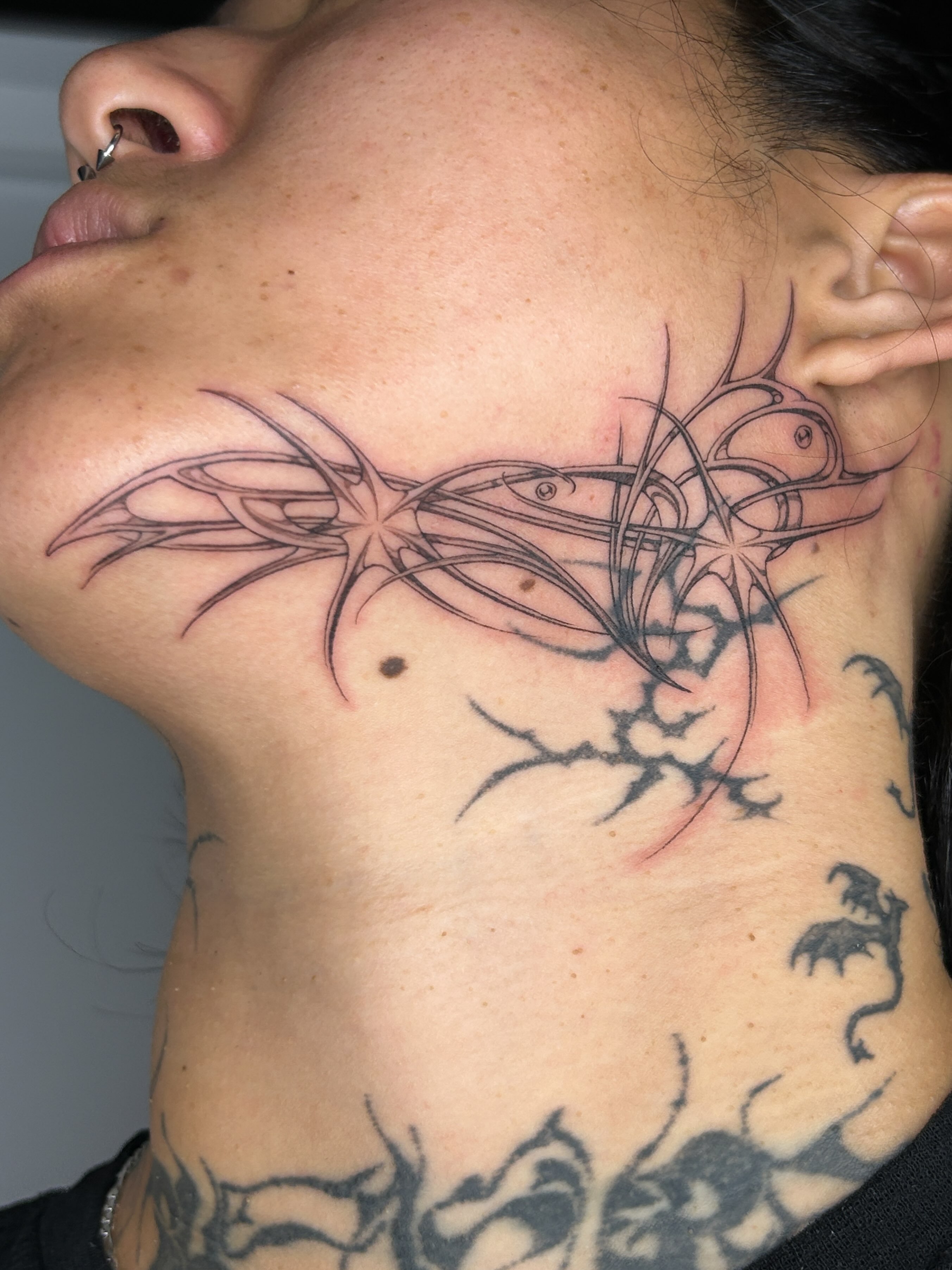 Tattoo by @late_bloom3r — black_and_grey