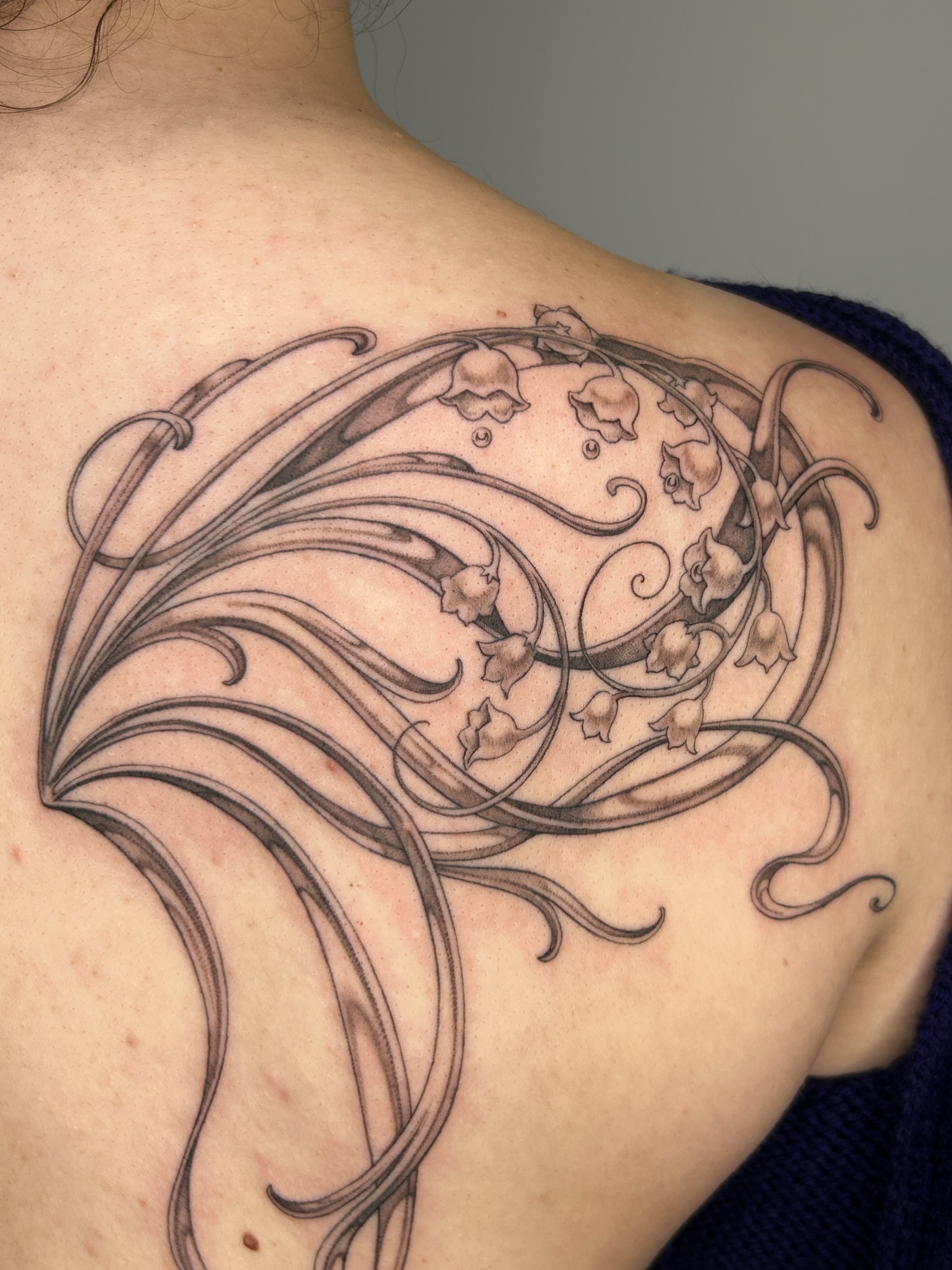Tattoo by @late_bloom3r — black_and_grey