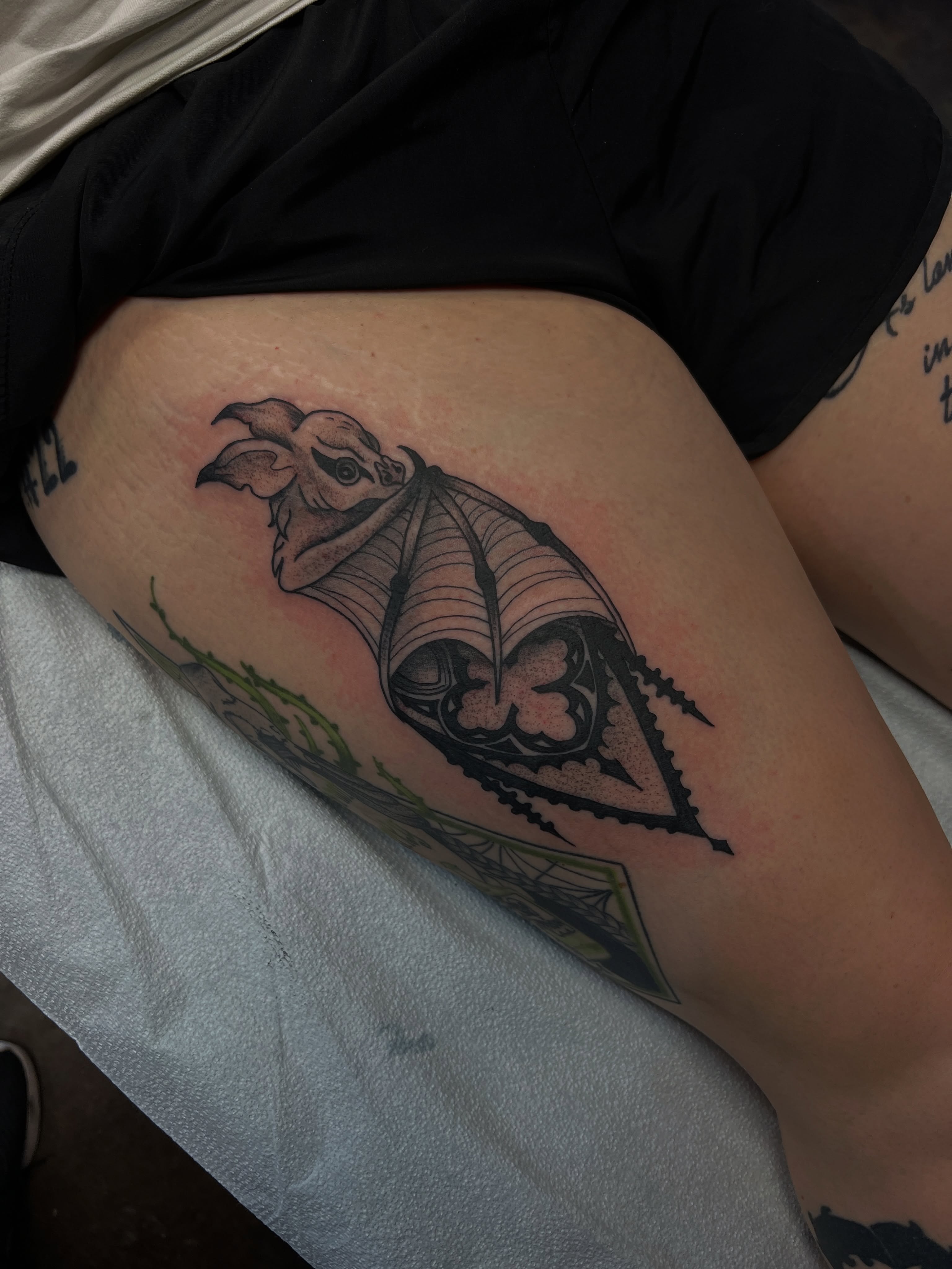 Tattoo by @brittanygoff_tattoos — black_and_grey