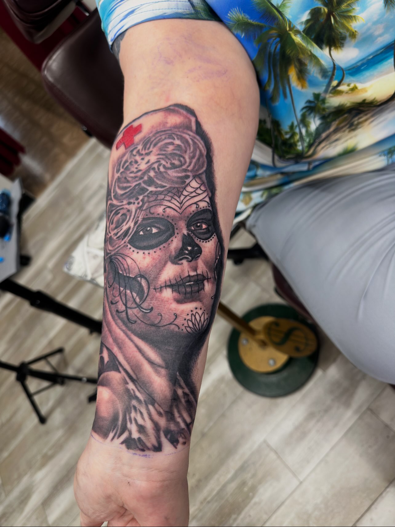 Tattoo by @tatted4life80 — black_and_grey, realism