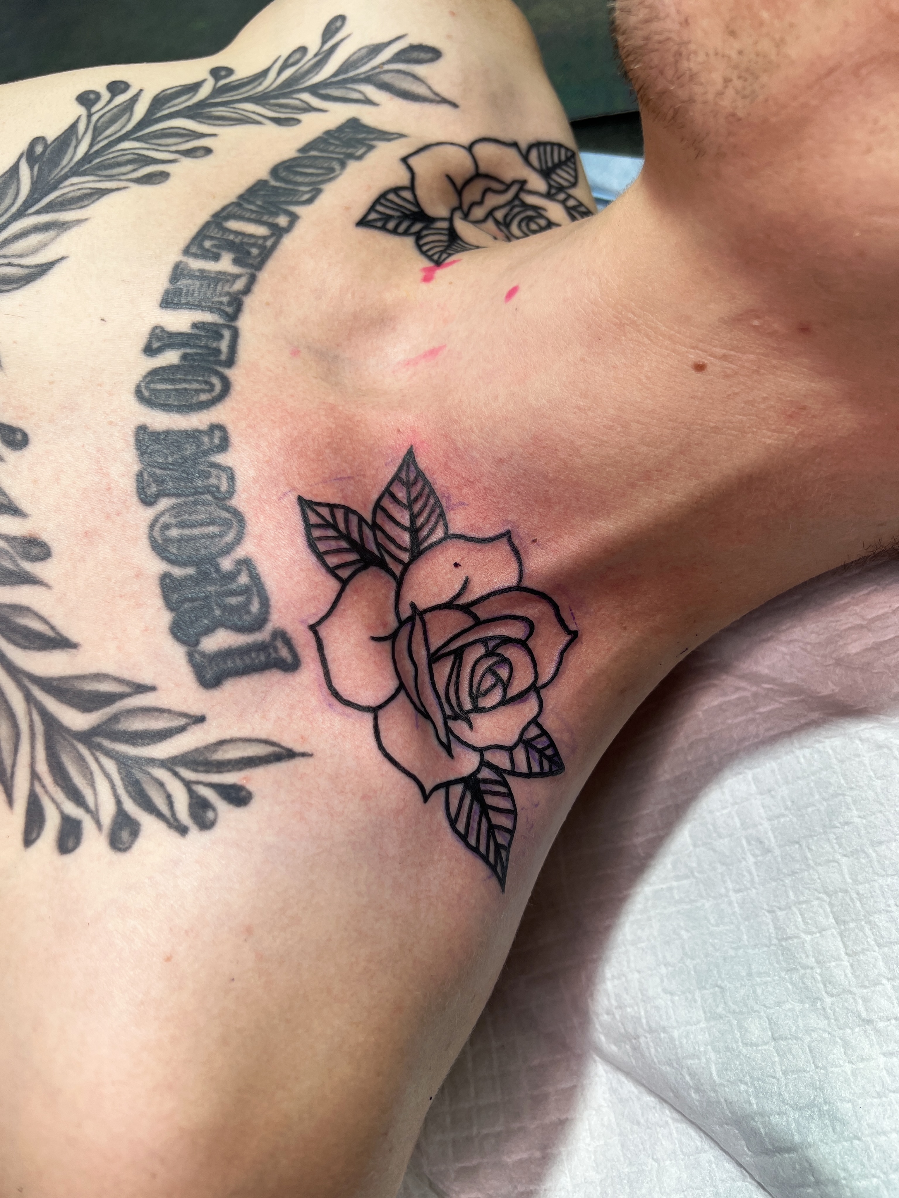 Tattoo by @lucky.u.tattoo โ black_and_grey