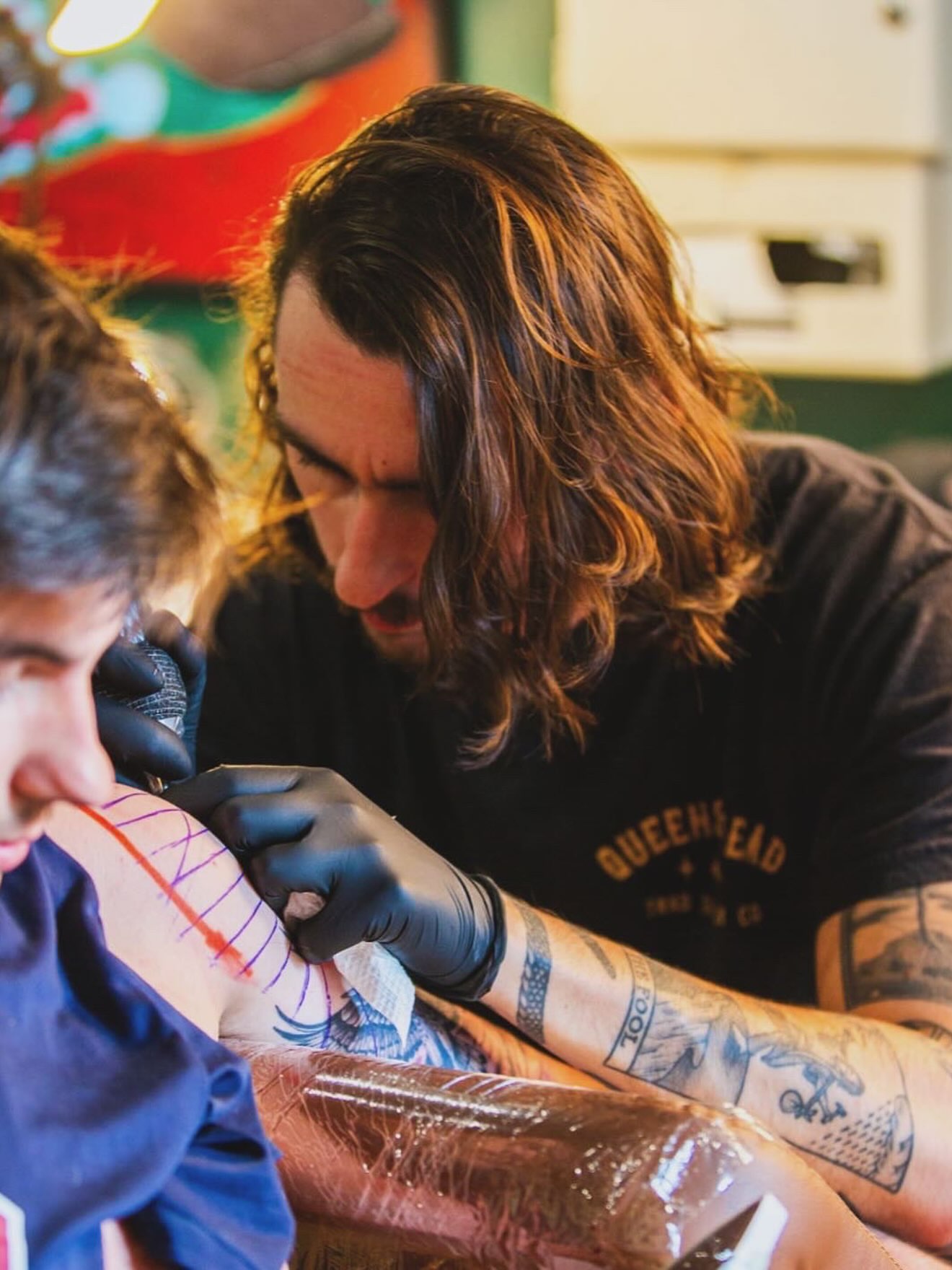 Tattoo by @dylanwalkertattoo — dotwork