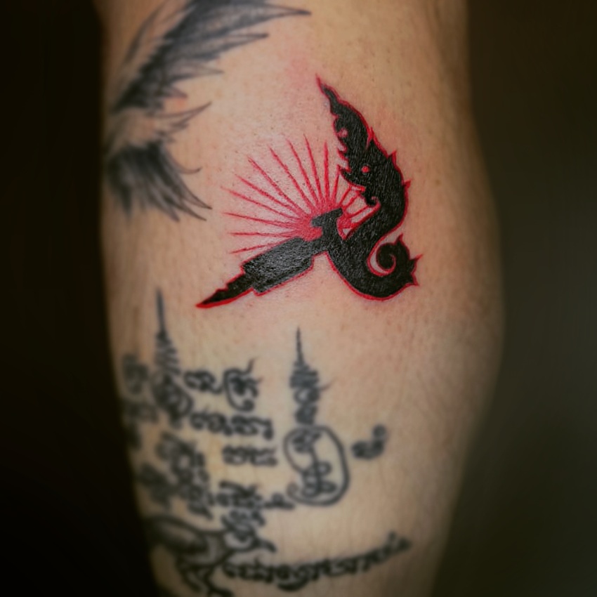 Tattoo by @inkzilla_tattoos — blackwork, japanese_irezumi