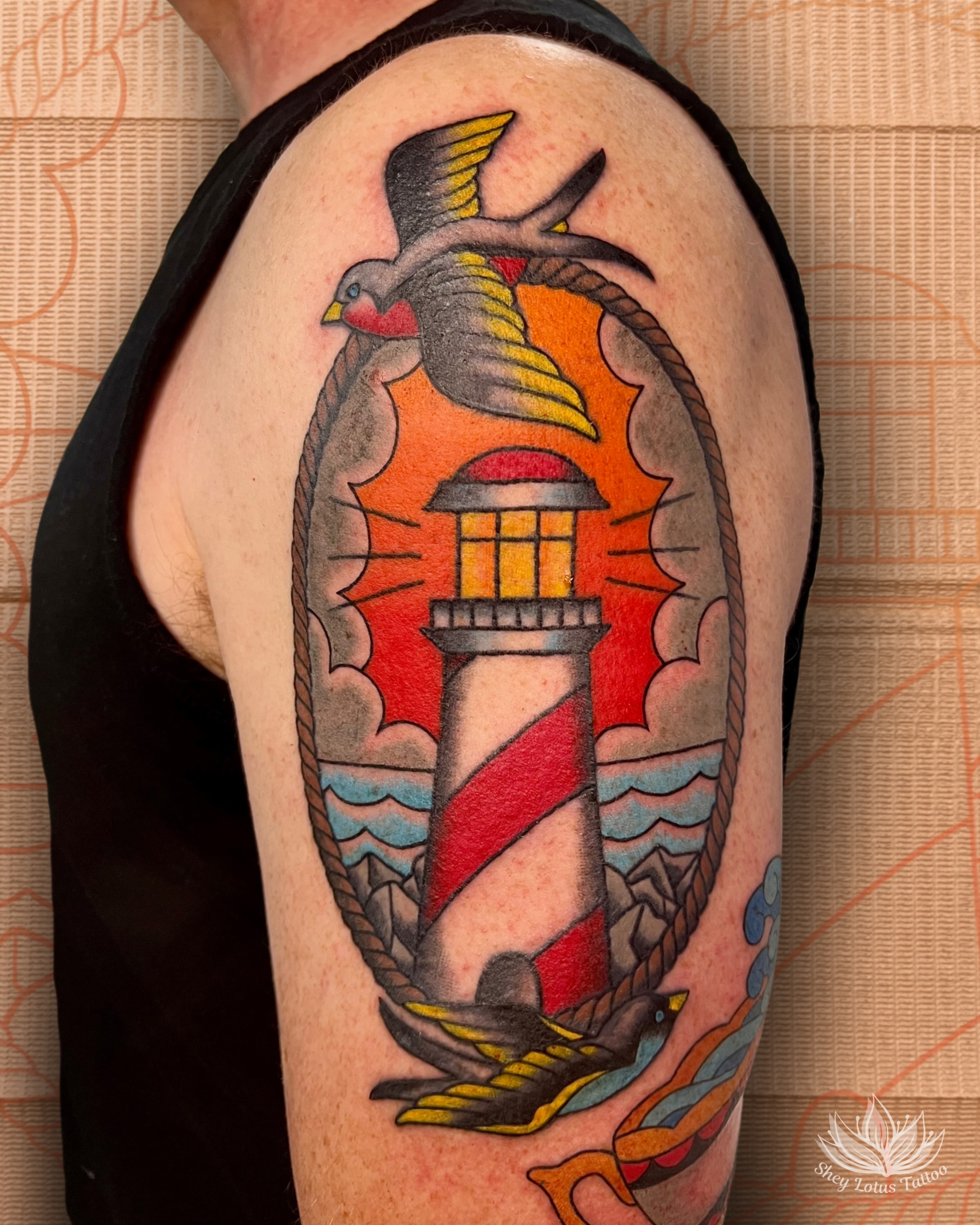 Tattoo by @sheylotustattoo — american_traditional