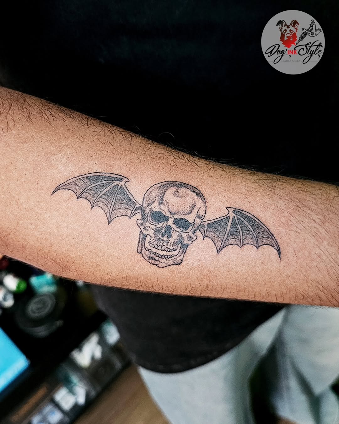 Tattoo by @dog_ink_style β black_and_grey, realism