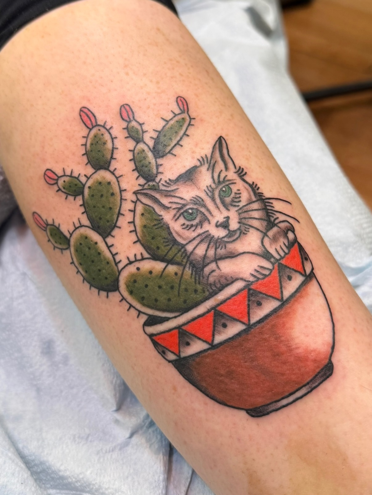 Tattoo by @tylermoontattoo — american_traditional, realism