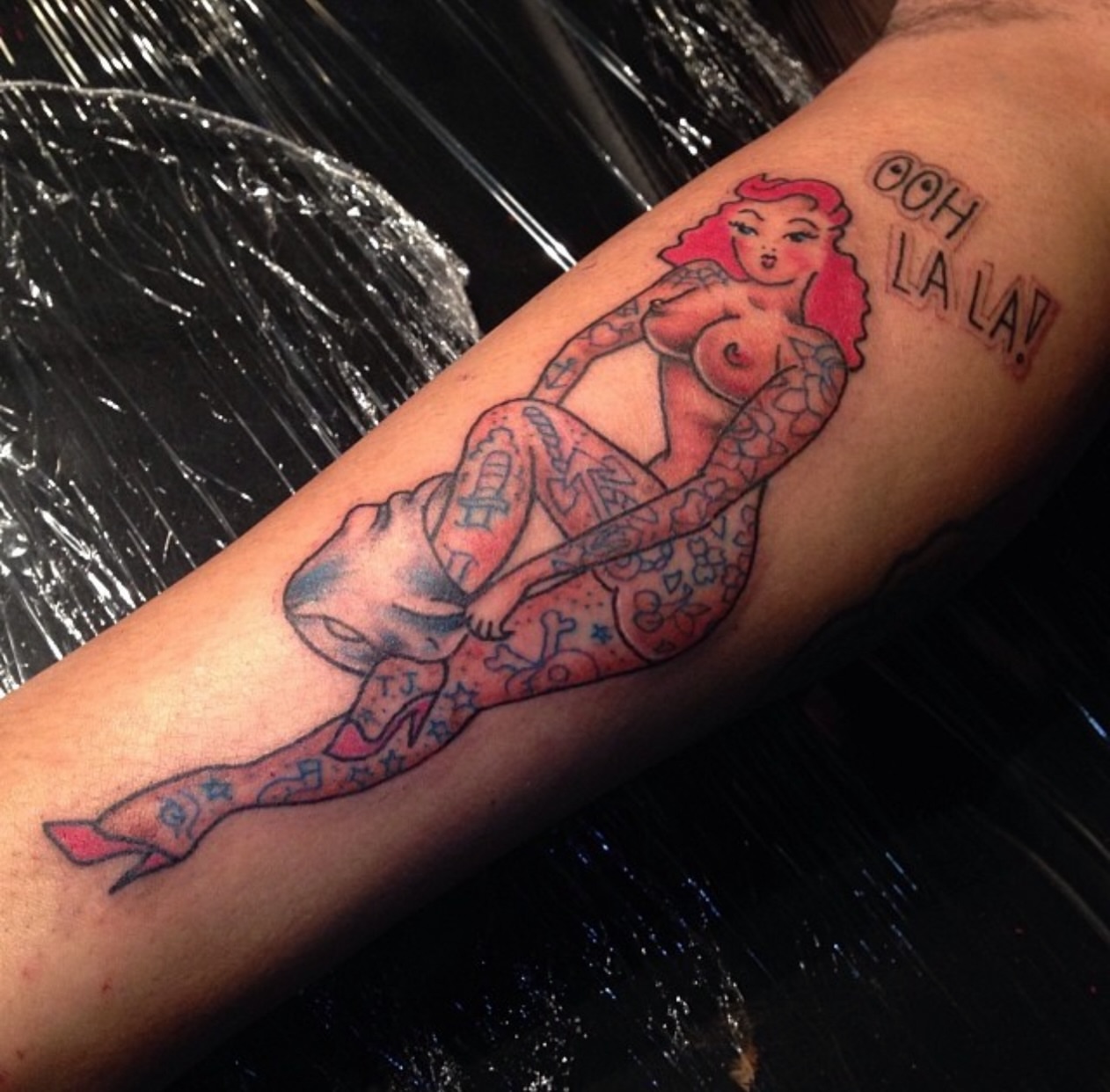 Tattoo by @tahitigil — american_traditional