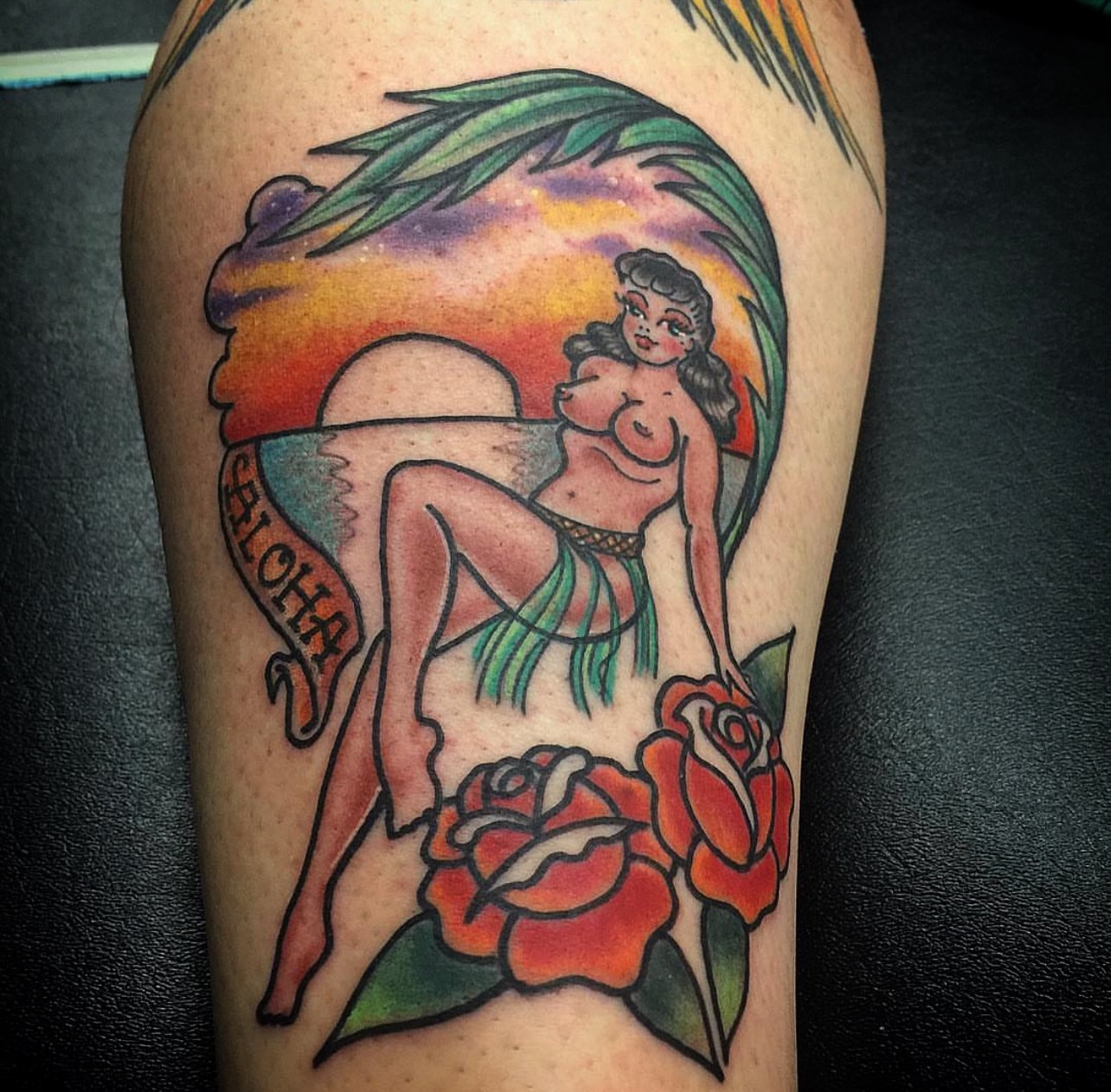 Tattoo by @tahitigil — american_traditional