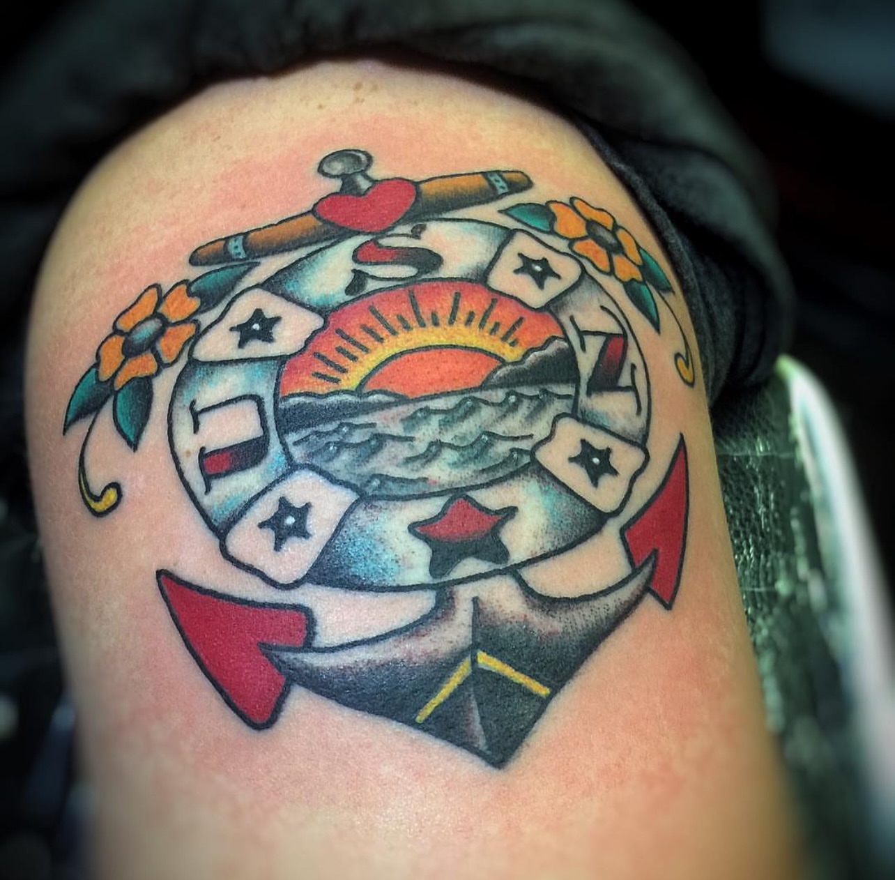 Tattoo by @tahitigil — american_traditional