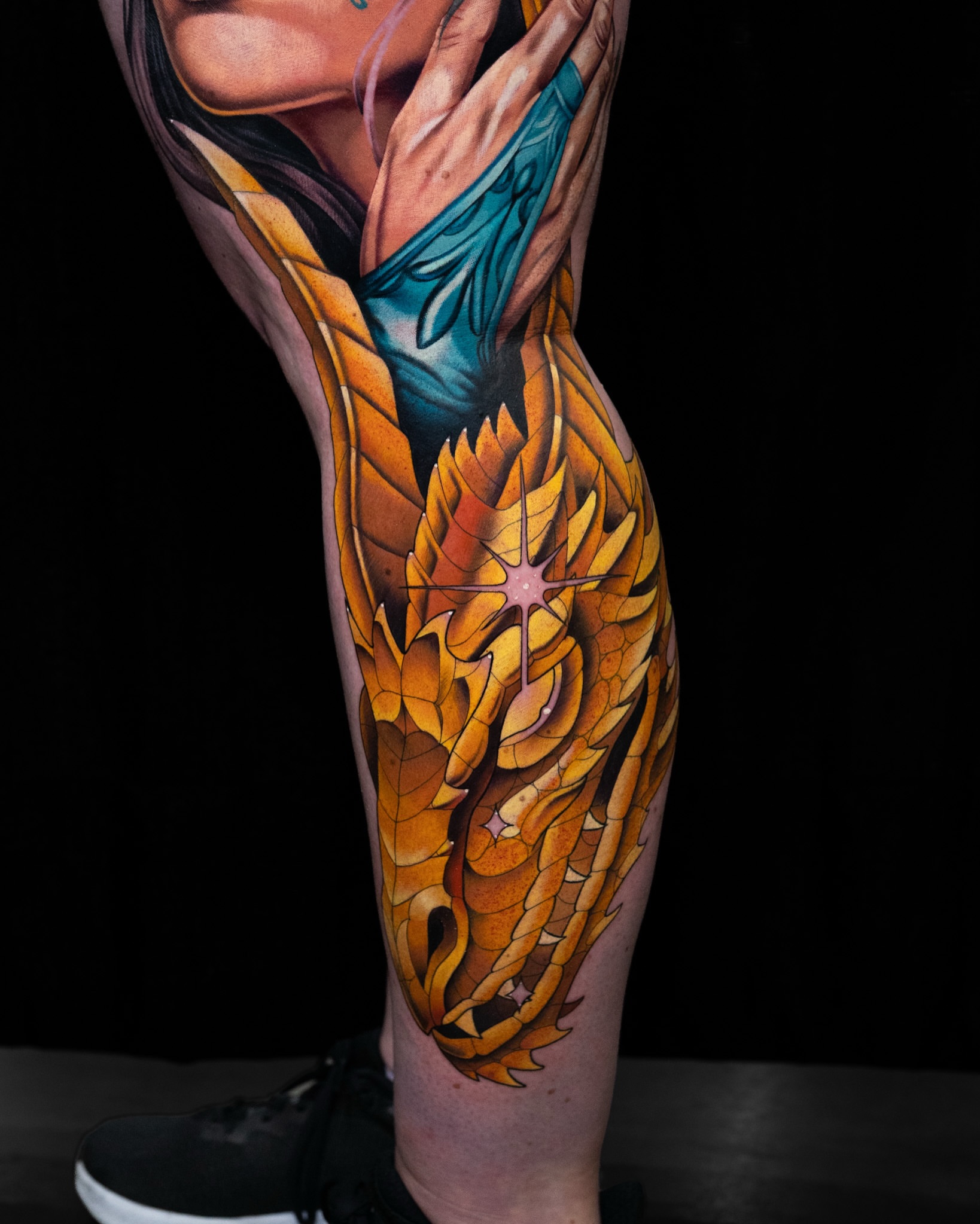 Tattoo by @bolugo_ — geometric, realism