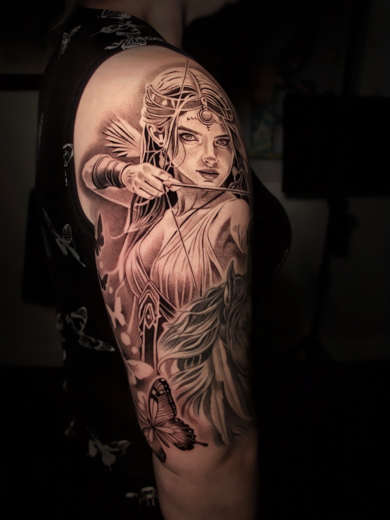 Tattoo by @marklemaytattoos_ — realism, black_and_grey