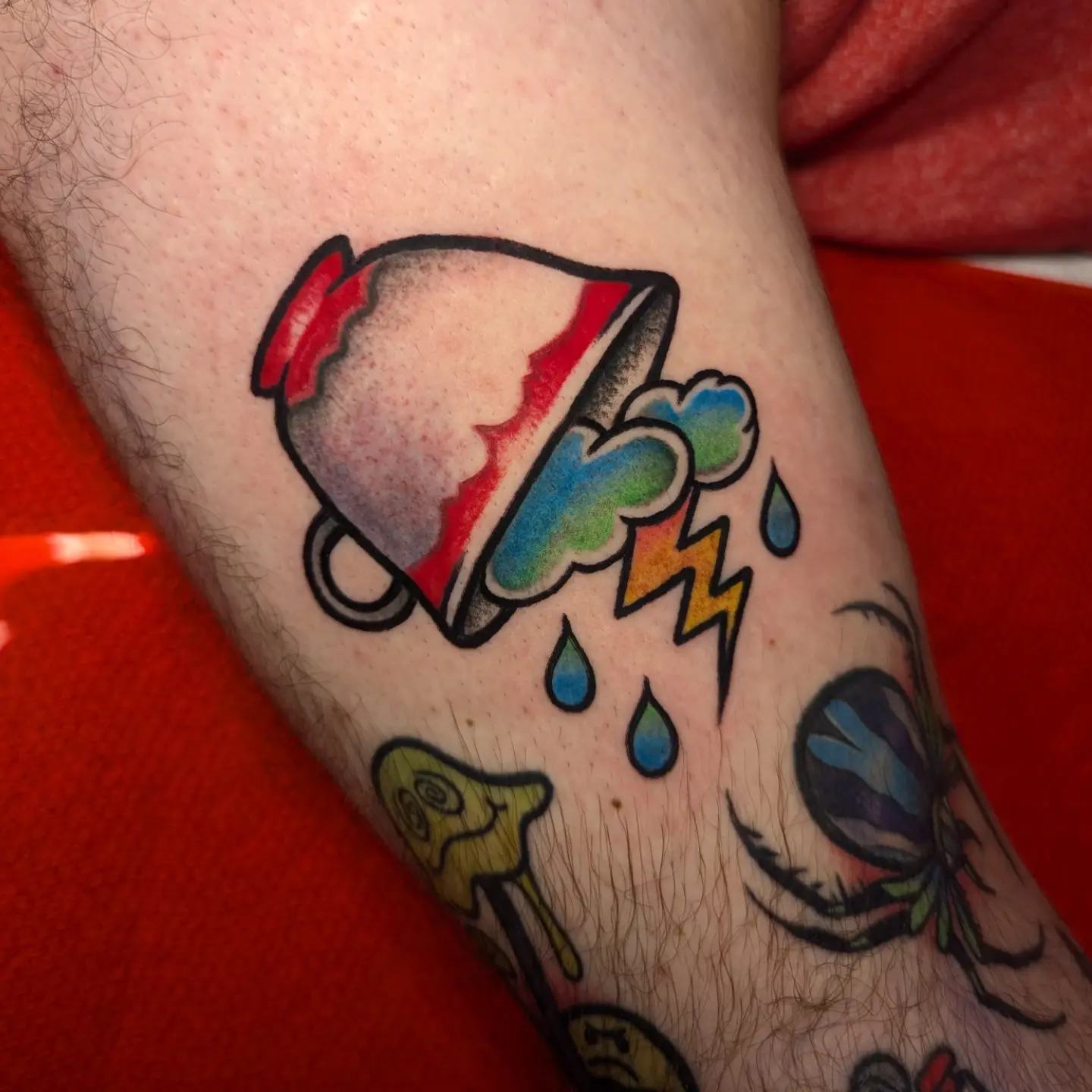 Ice cream cone American traditional tattoo on the forearm by 𝐈𝐚𝐧 𝐒𝐞𝐭𝐡 🕷️ Austin