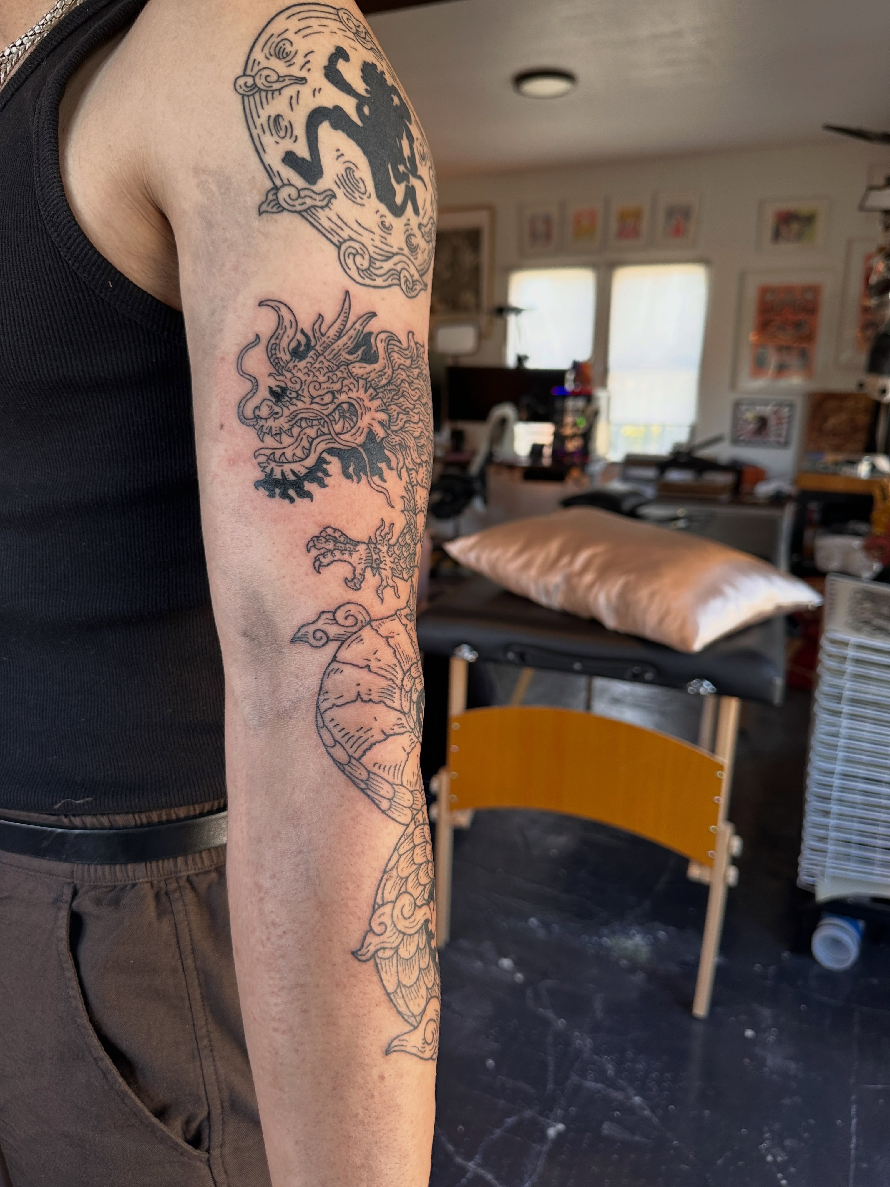 Tattoo by @lan.ny.ho — american_traditional, dotwork