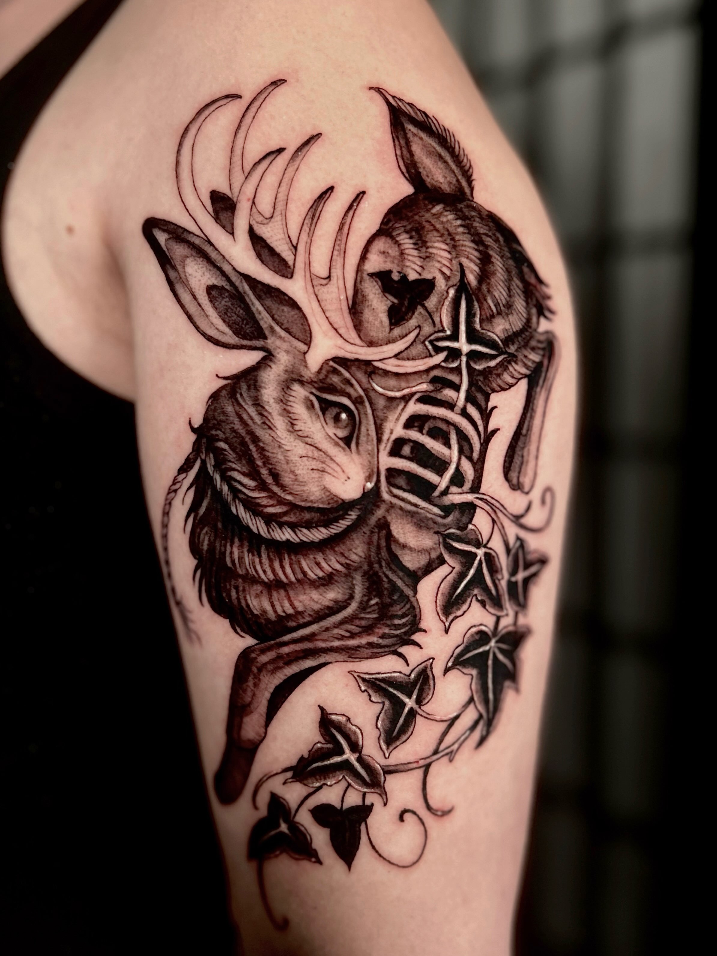 Tattoo by @pixisoda โ black_and_grey, realism