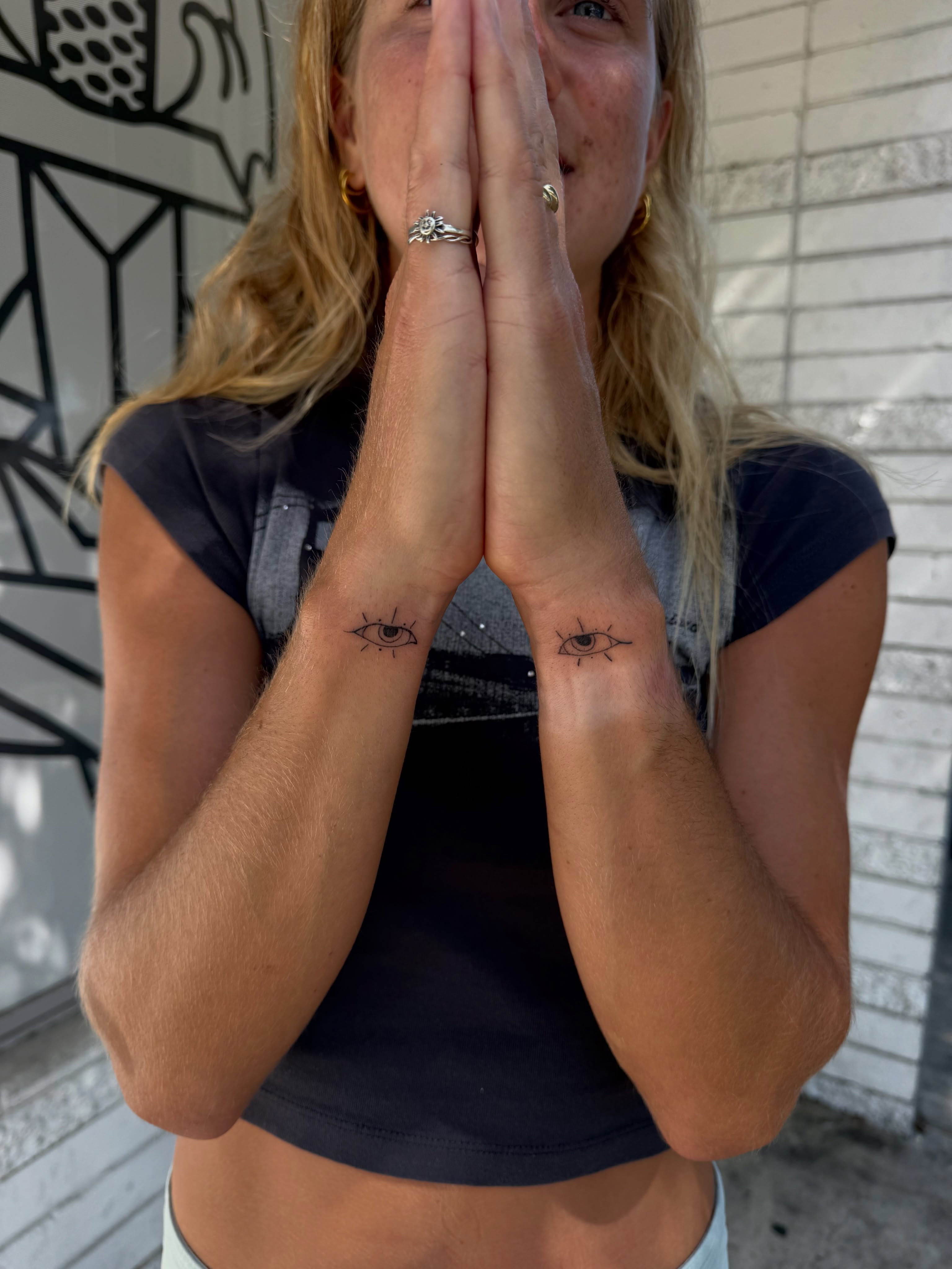Eye black and grey tattoo on the forearm by : *✧･ﾟ:* camryn  *:･ﾟ✧: