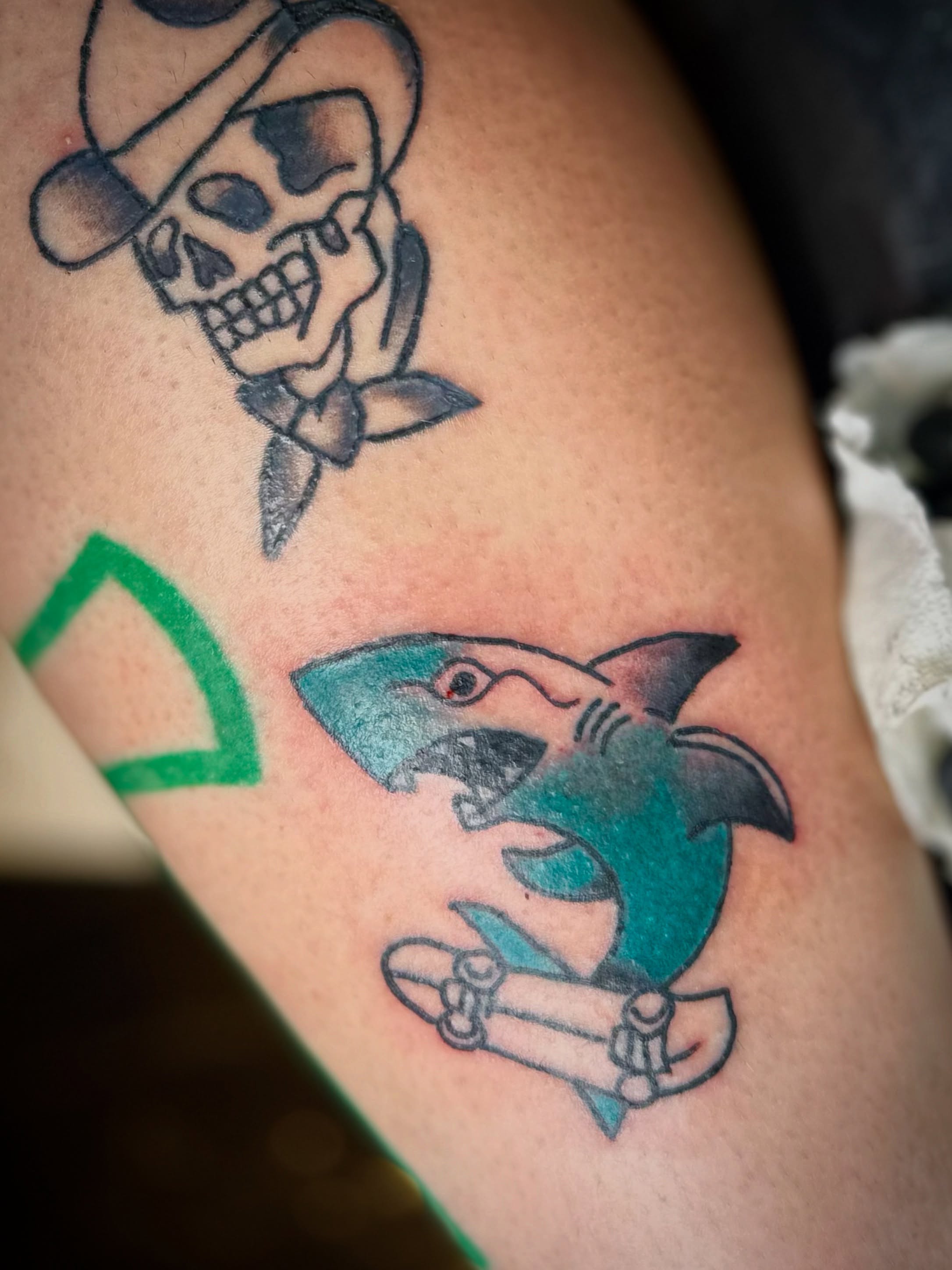 Tattoo by @whosmadelineseeley — american_traditional, black_and_grey