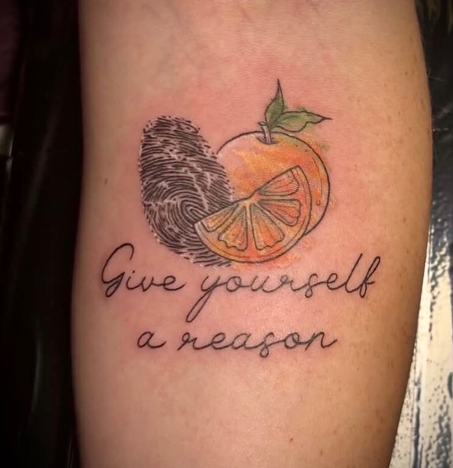 Tattoo by @acmtattoo — dotwork, watercolor