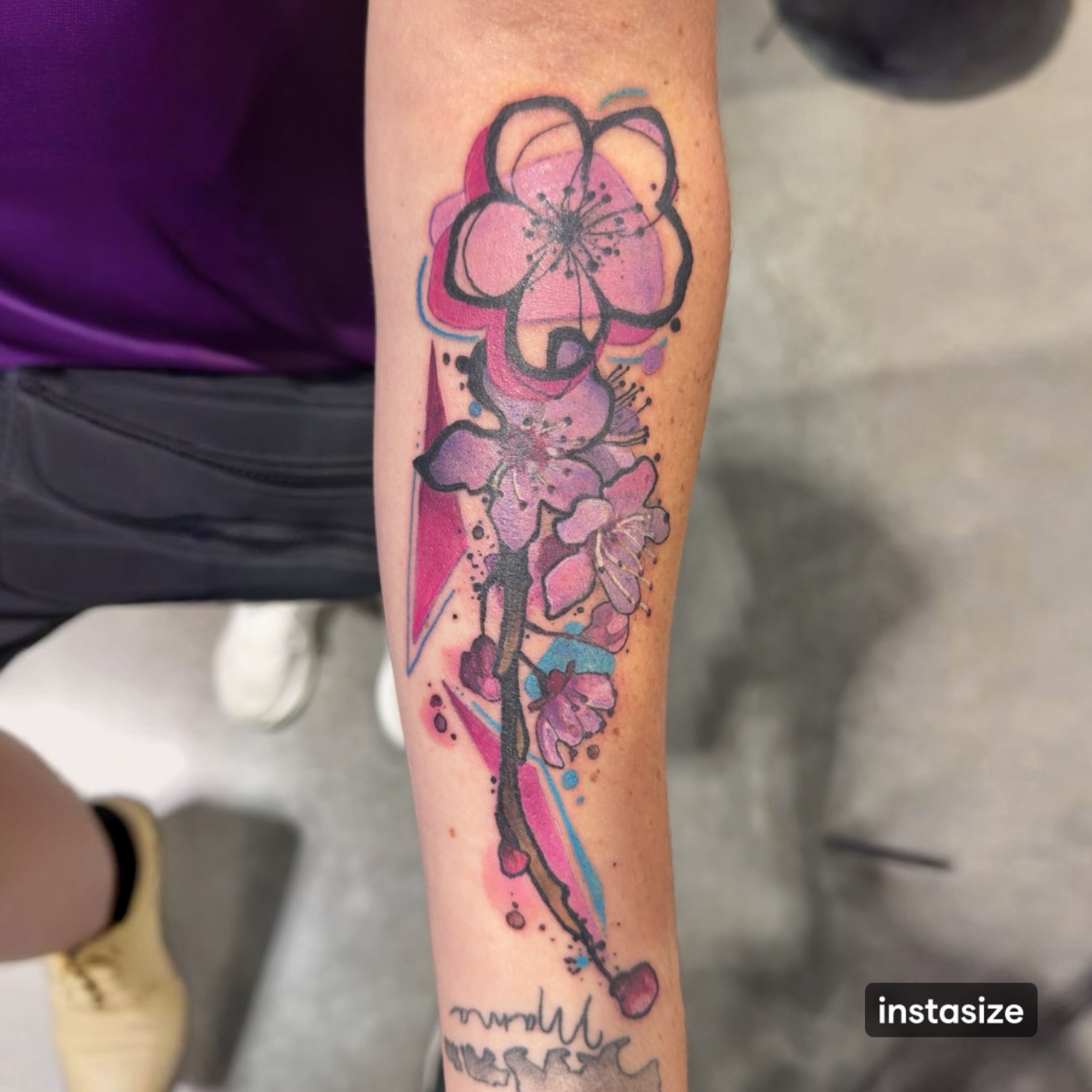Tattoo by @iamjuco — watercolor