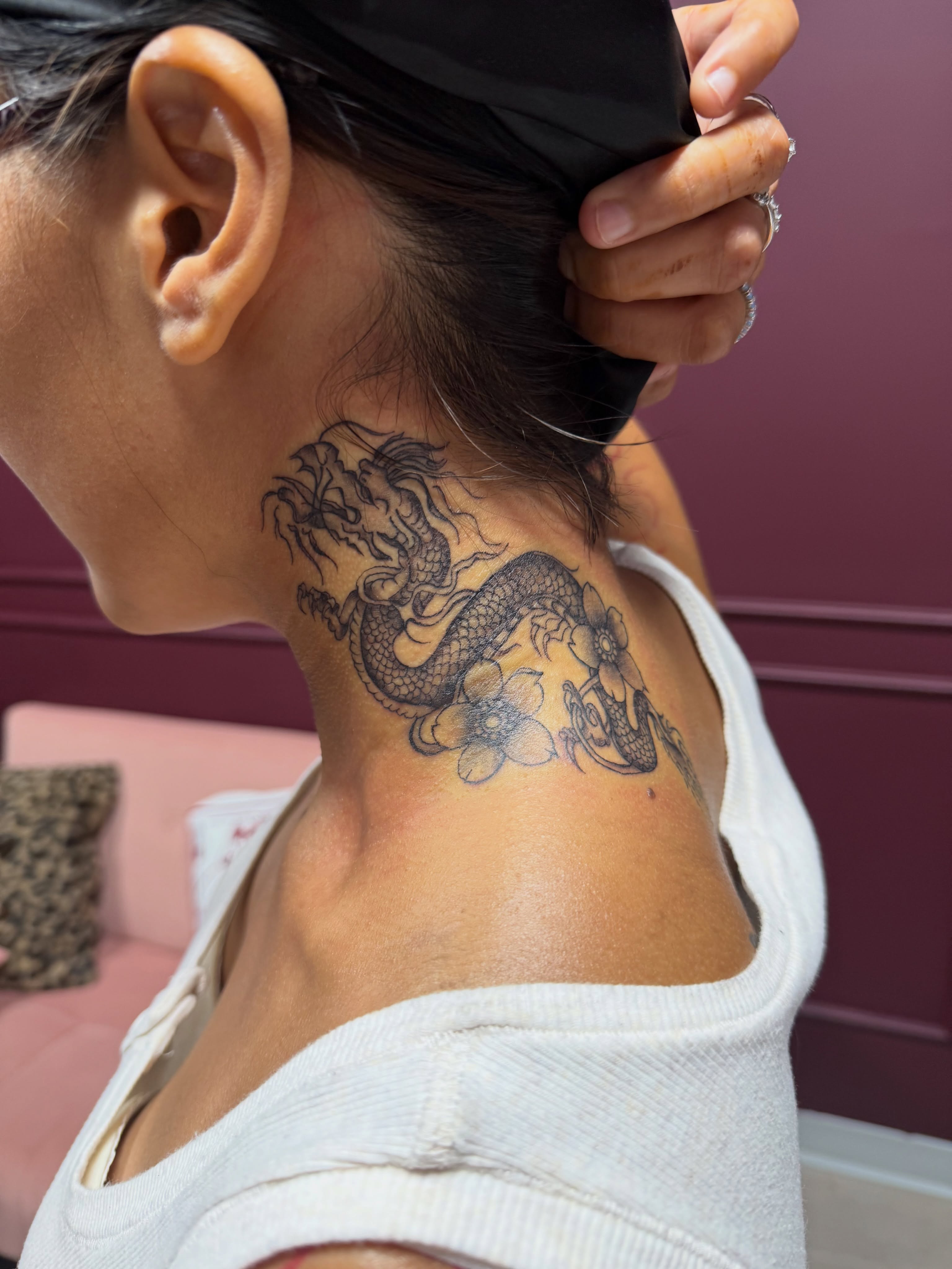 Tattoo by @babytattzz — black_and_grey