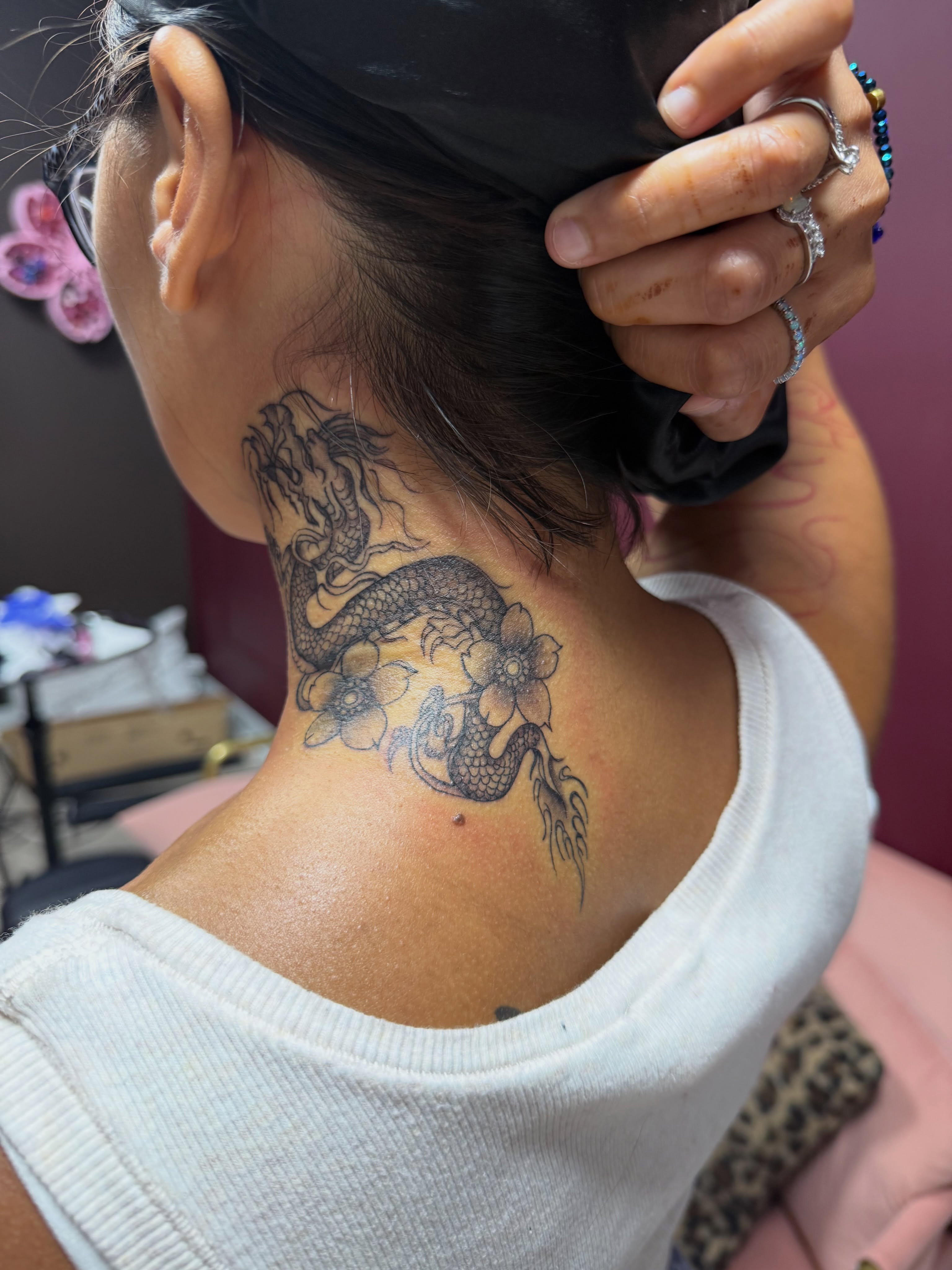 Tattoo by @babytattzz — black_and_grey