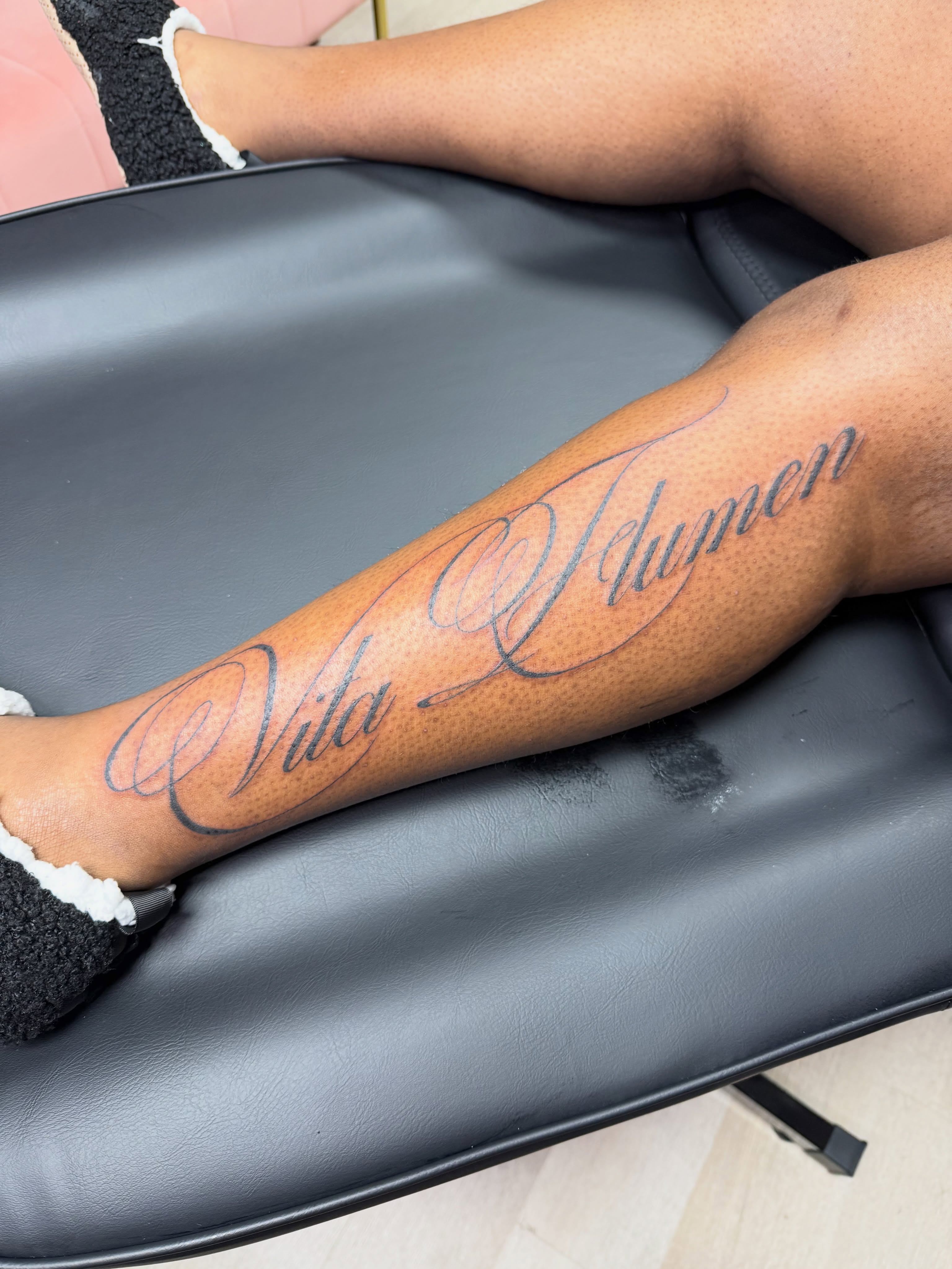 Tattoo by @babytattzz — lettering_script
