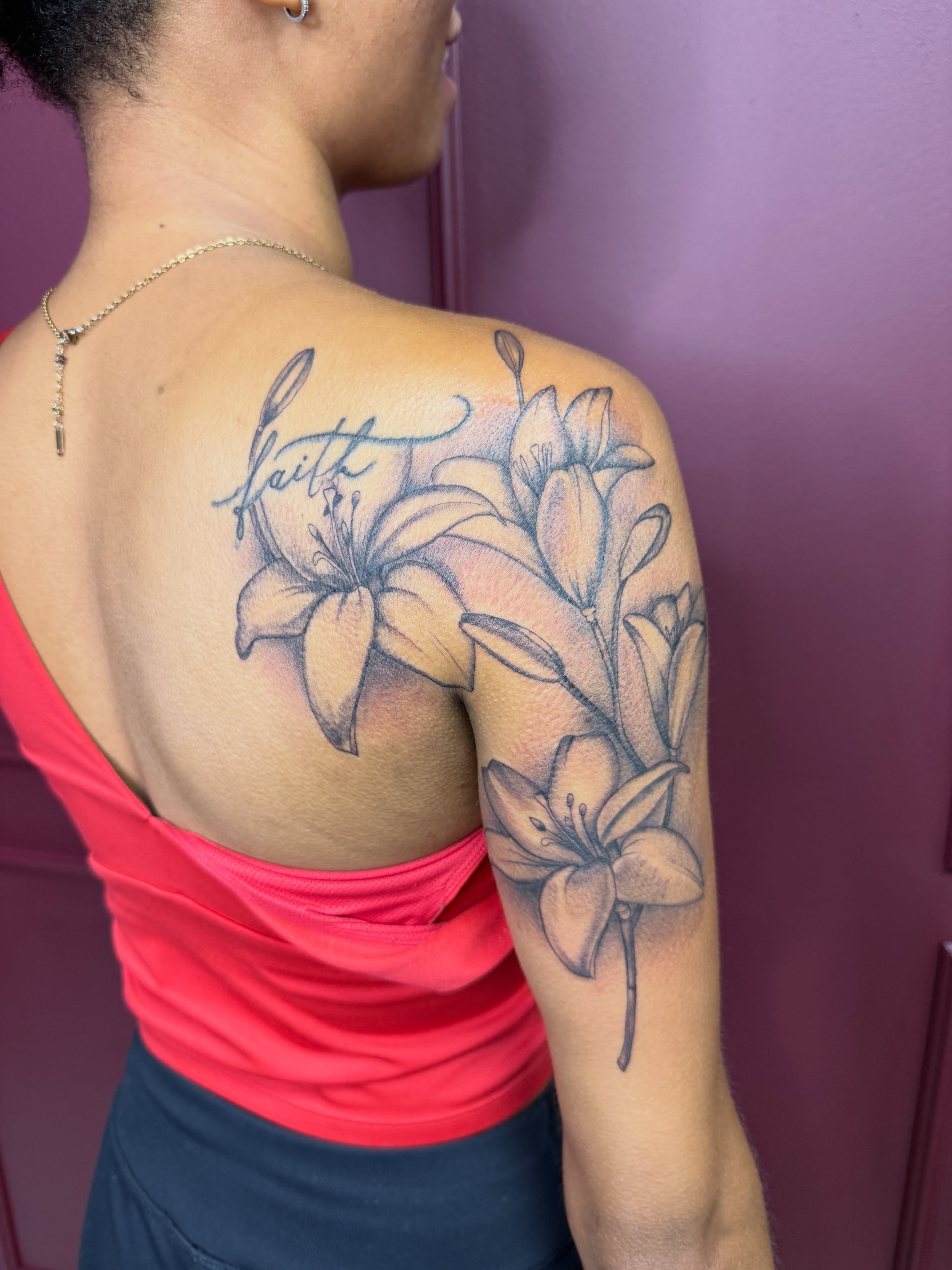 Tattoo by @babytattzz — dotwork, realism