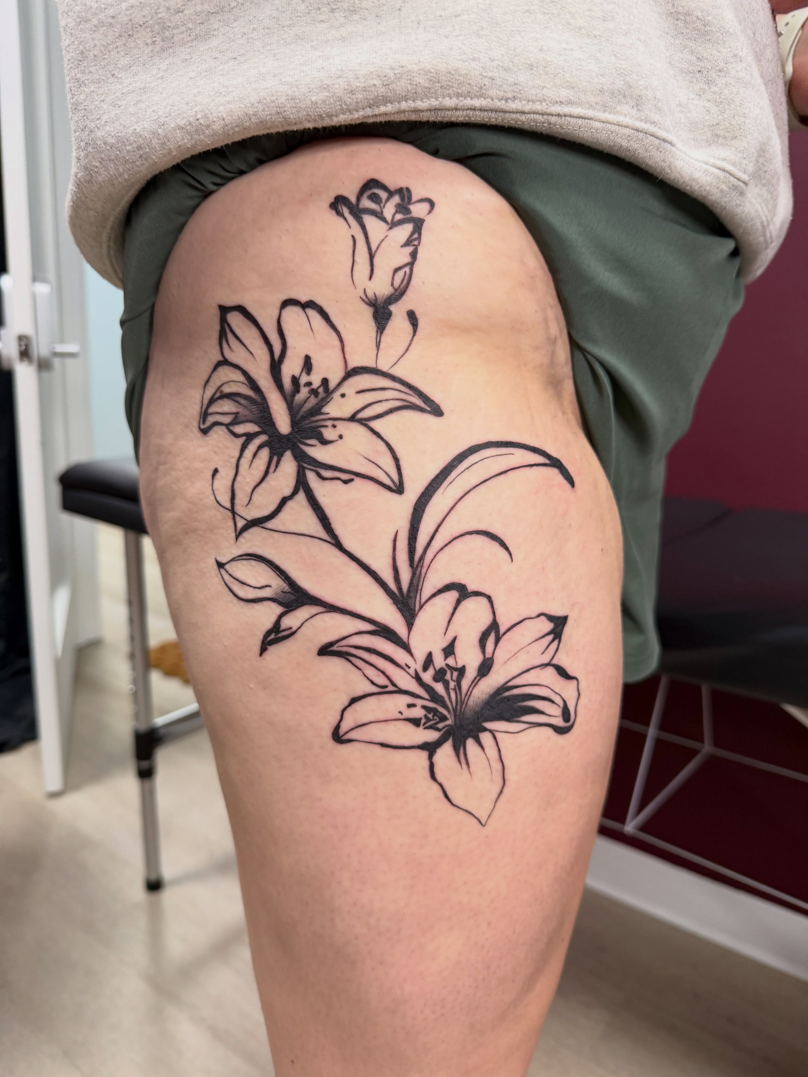 Tattoo by @babytattzz — black_and_grey