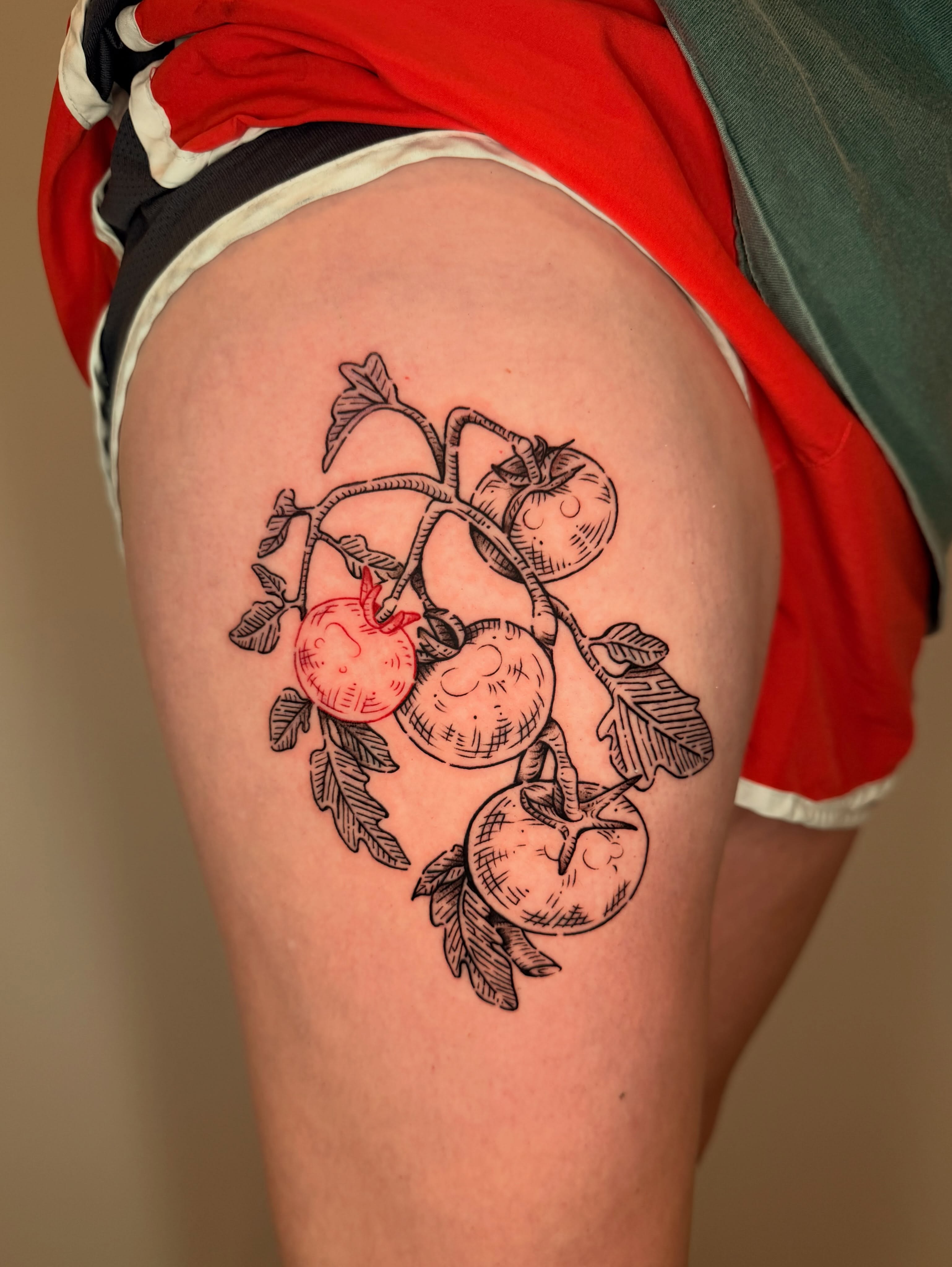 Tattoo by @stebie_inks — black_and_grey