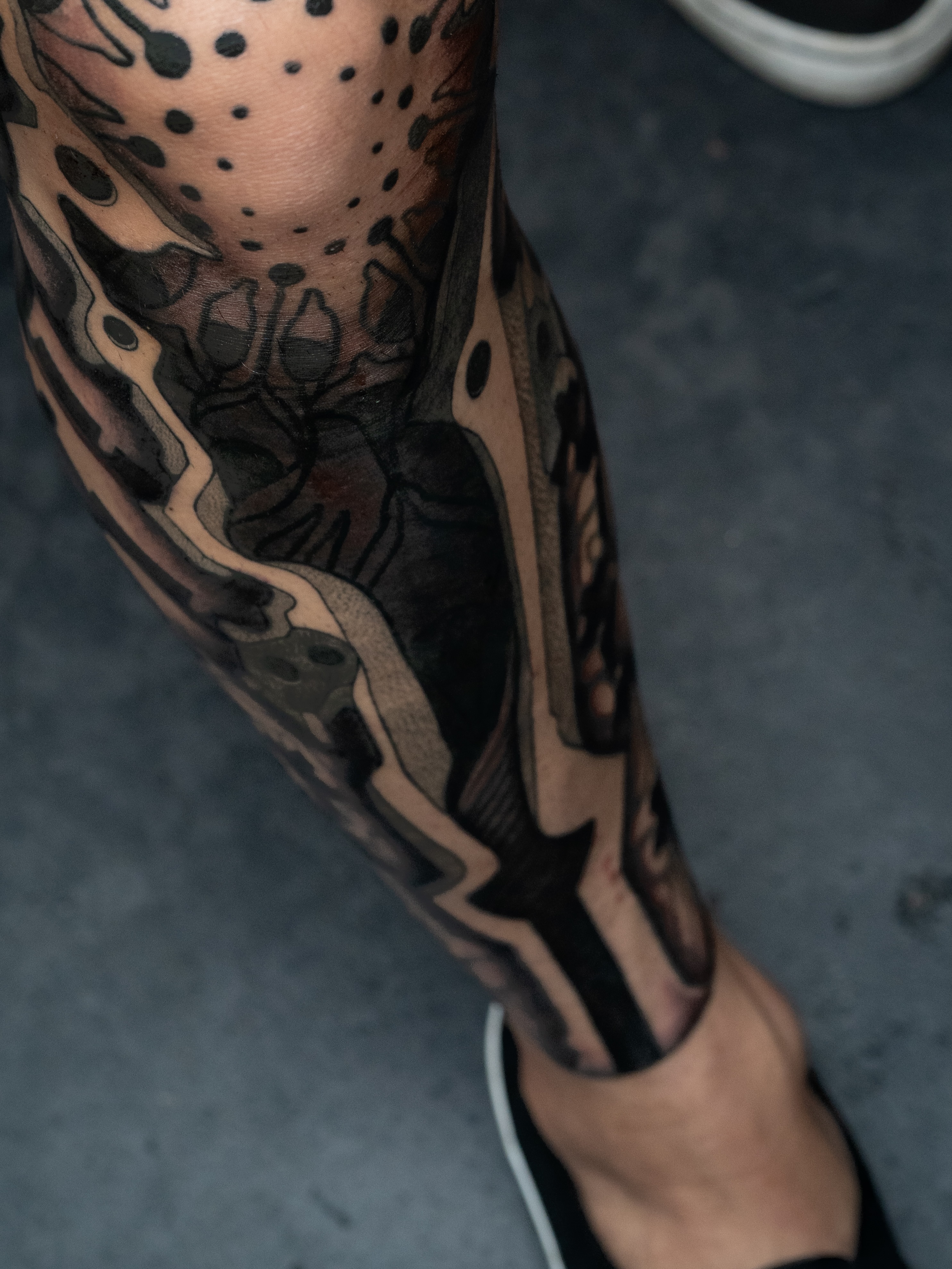 Tattoo by @josalinegreen — dotwork, black_and_grey