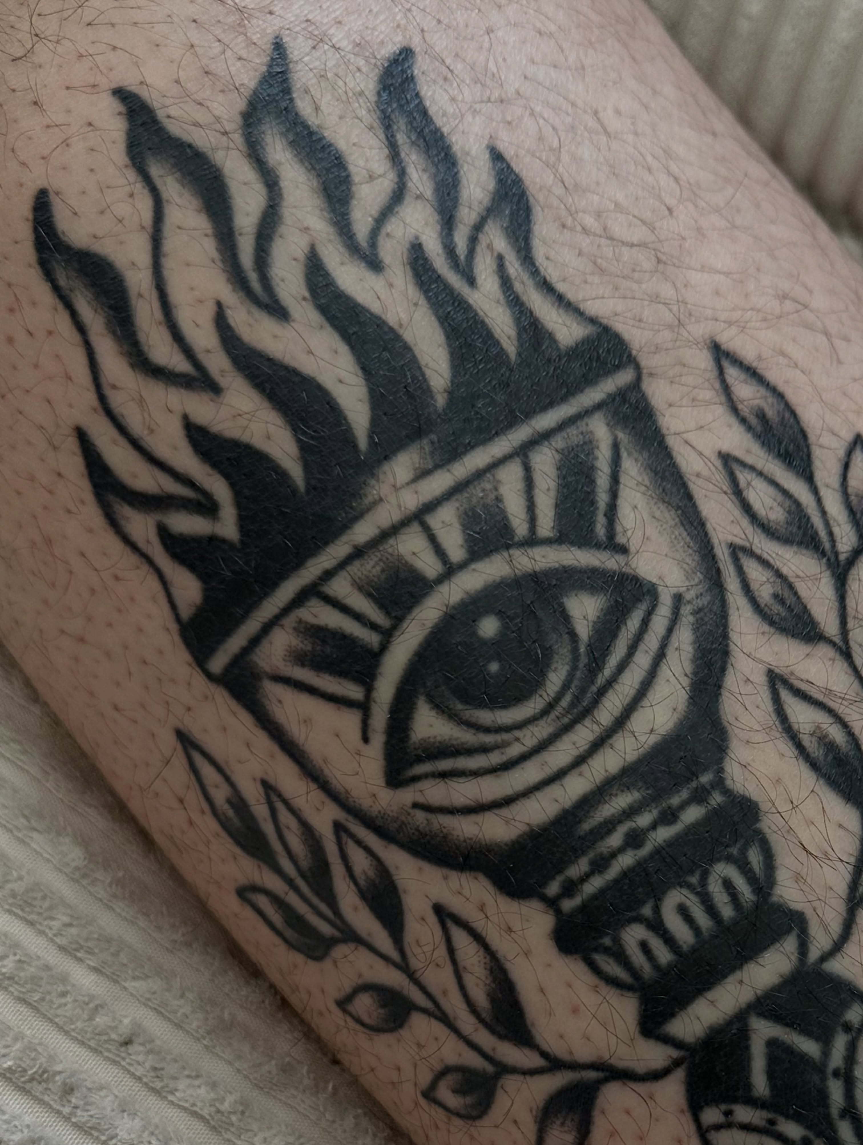 Tattoo by @babybella.tattoos — american_traditional, black_and_grey
