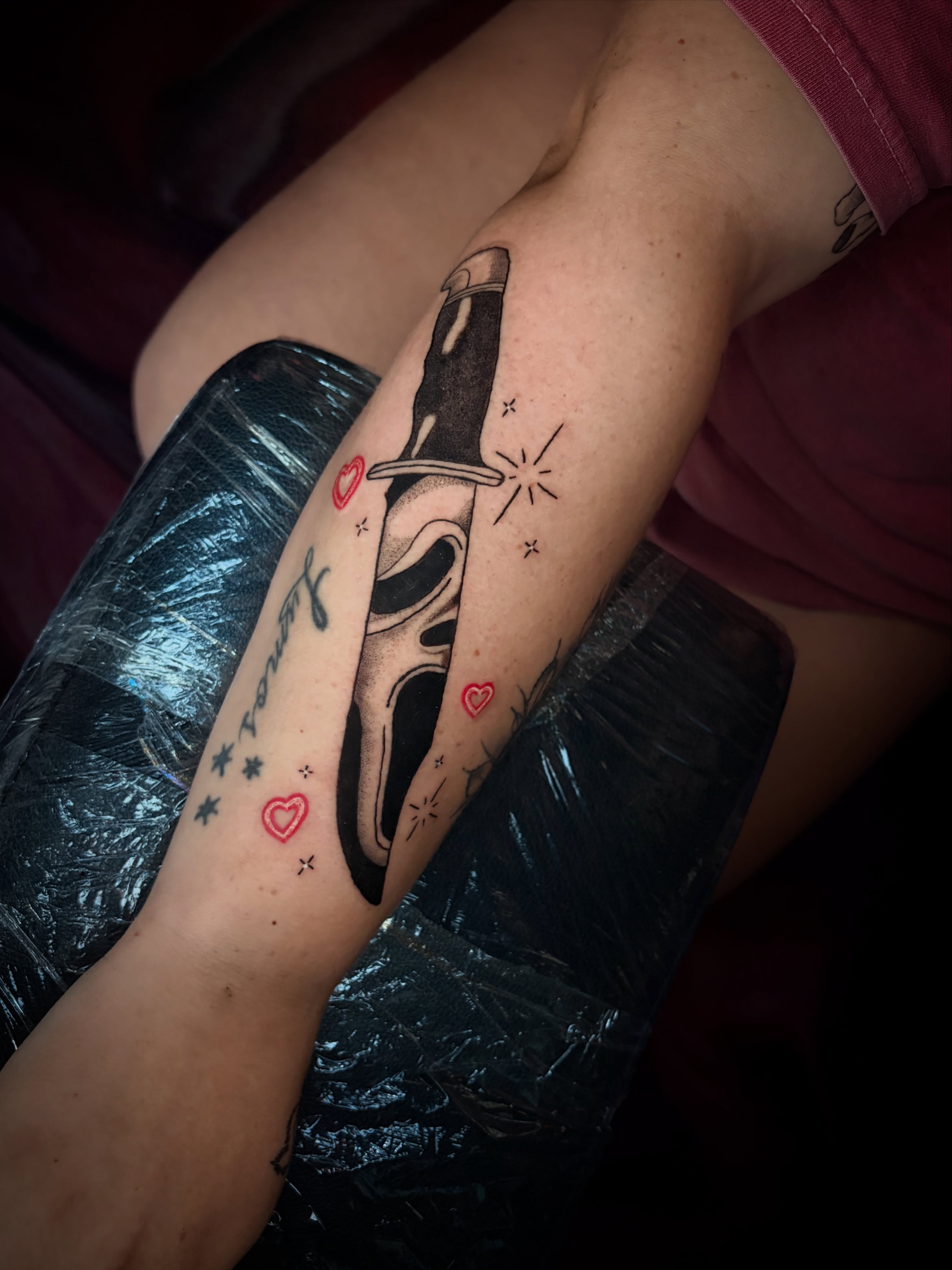 Tattoo by @inclusiveink_fran — black_and_grey